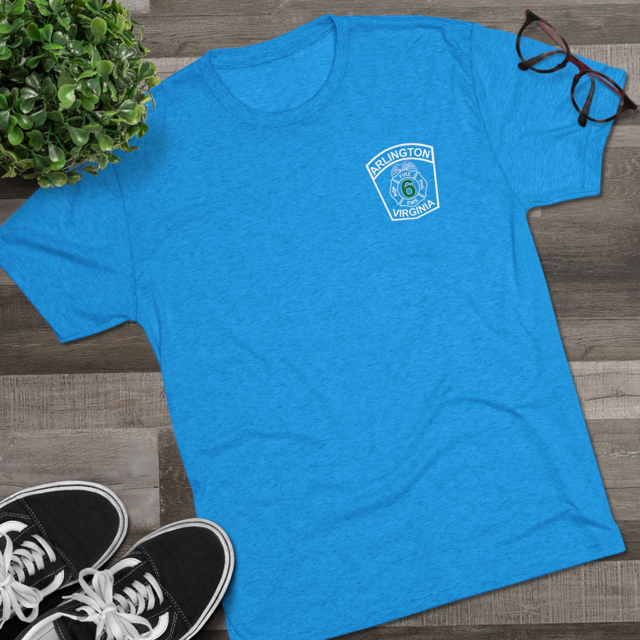 Truck 6 Arlington - NextLevel Tri-Blend Crew Tee