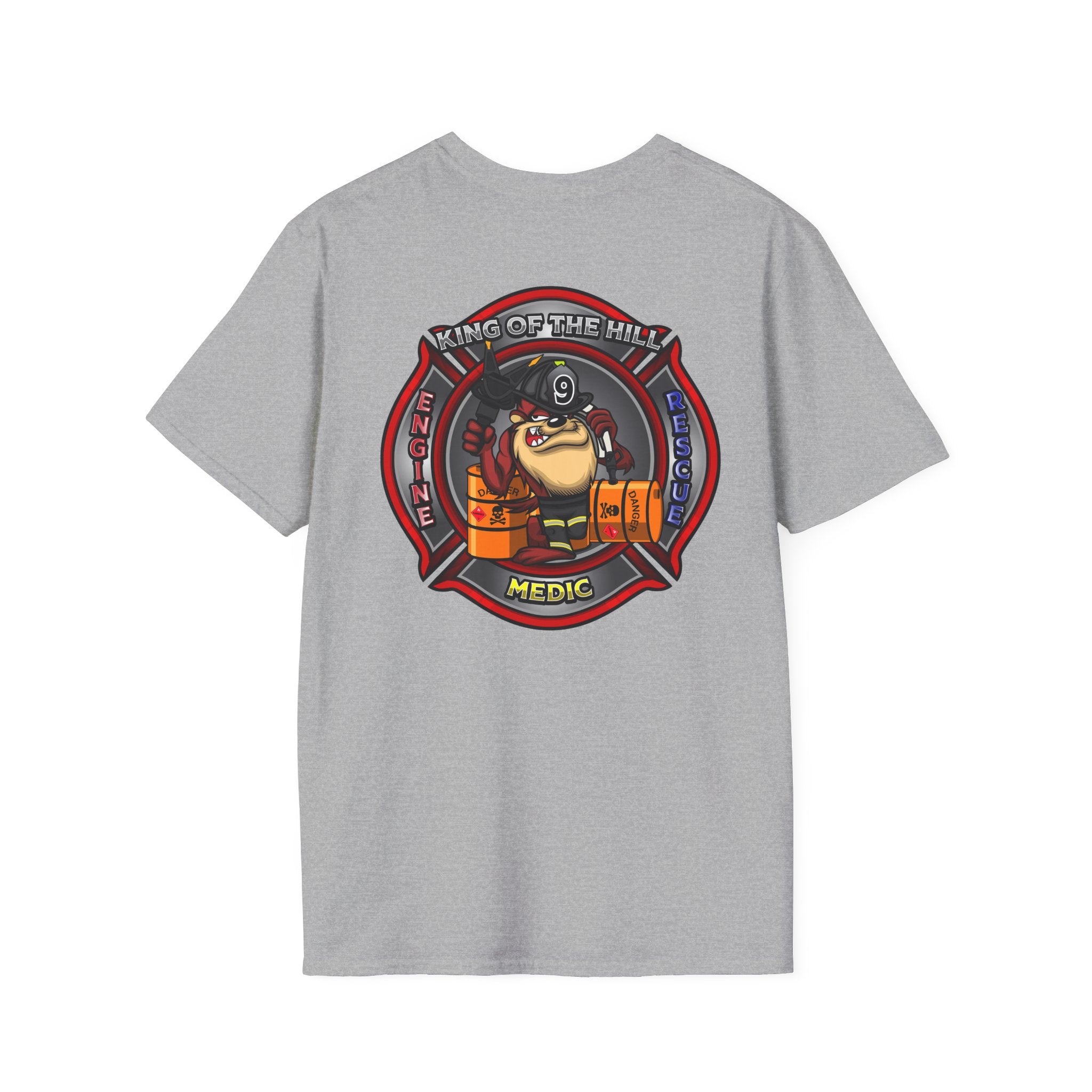 Station 9 Taz Front / Taz back - Gildan Soft Cotton Softstyle T-Shirt