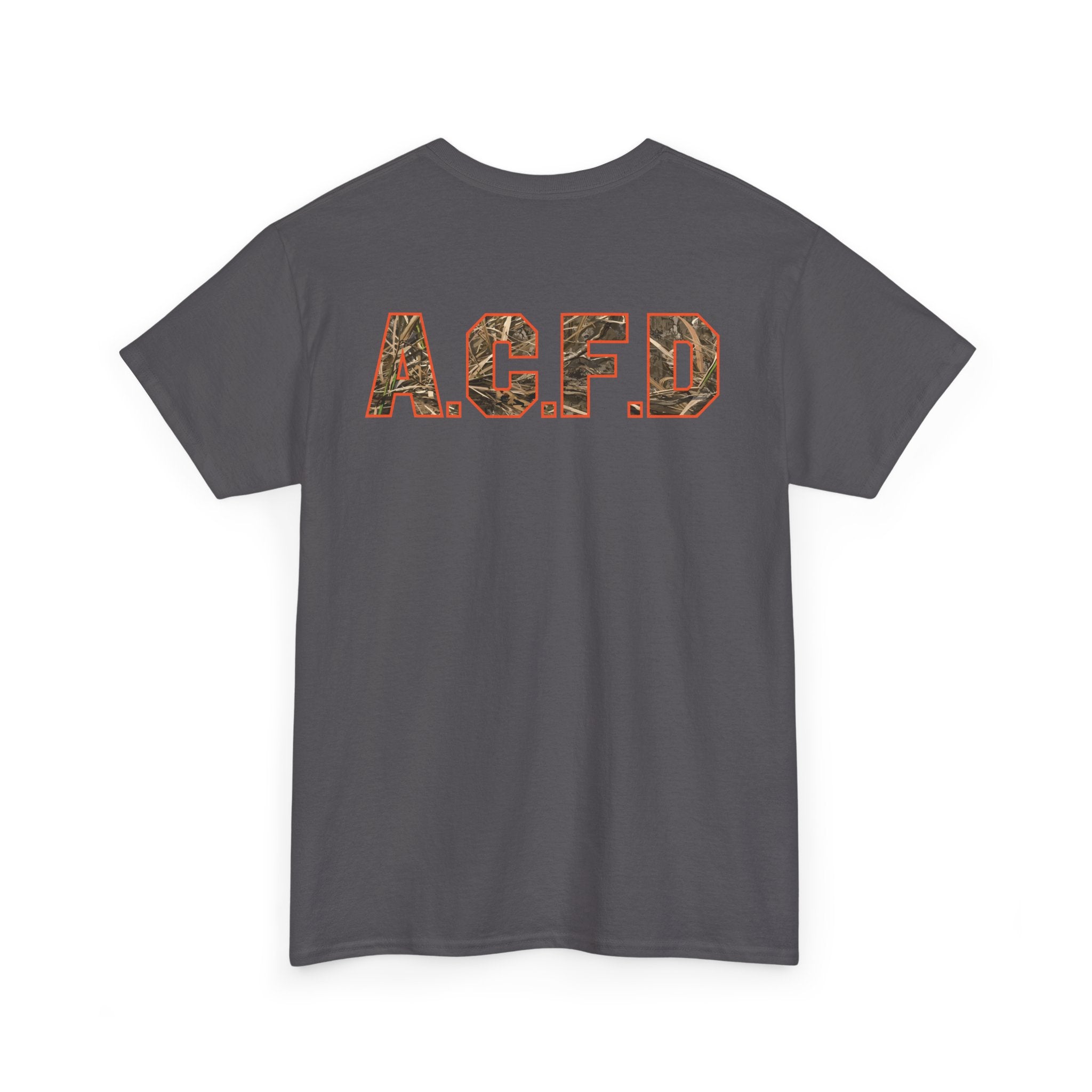 Heavy Cotton Unisex Tee - Arlington Camo Deer Hunter