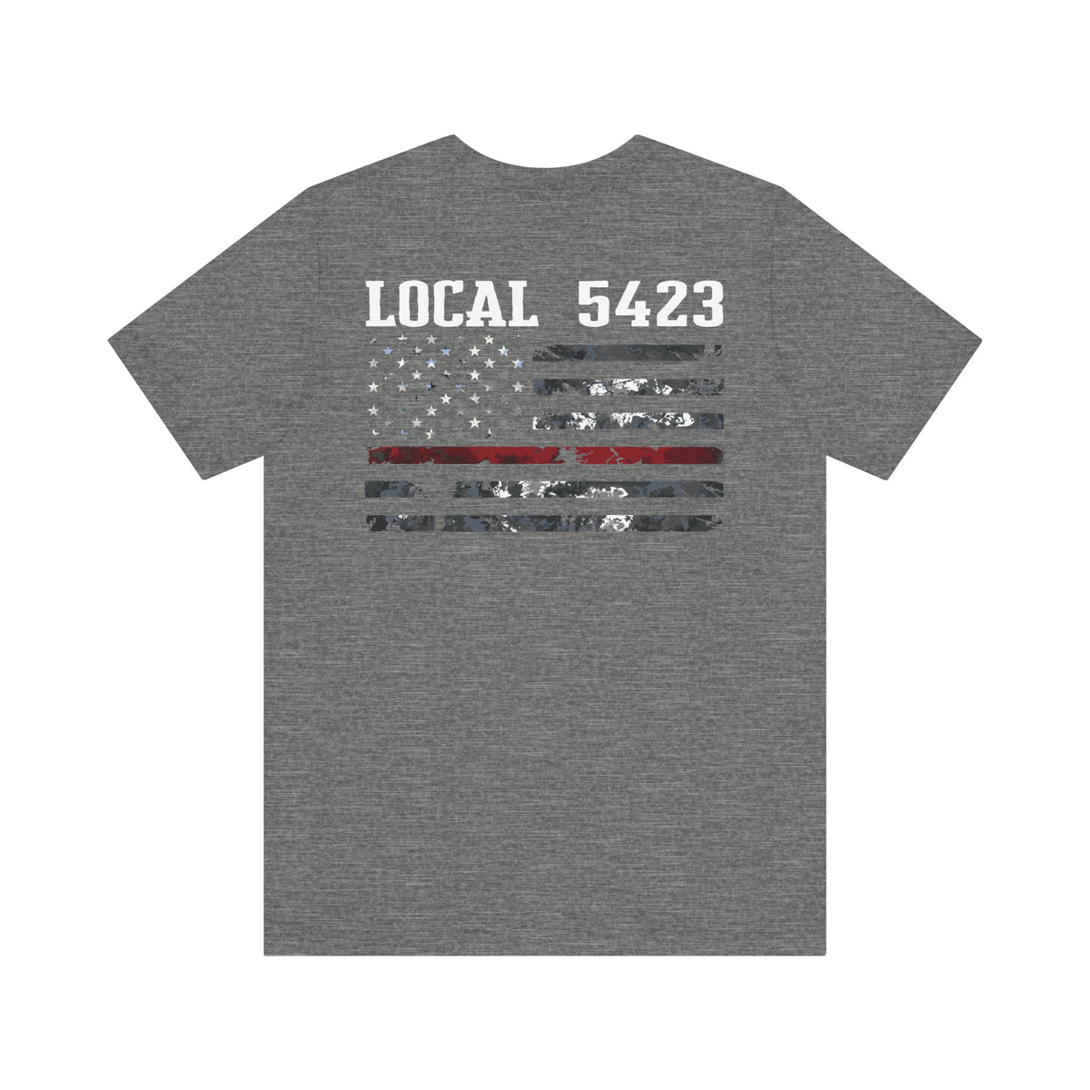 Manheim Township Local 5423 white - Bella+Canvas Soft Unisex Tee