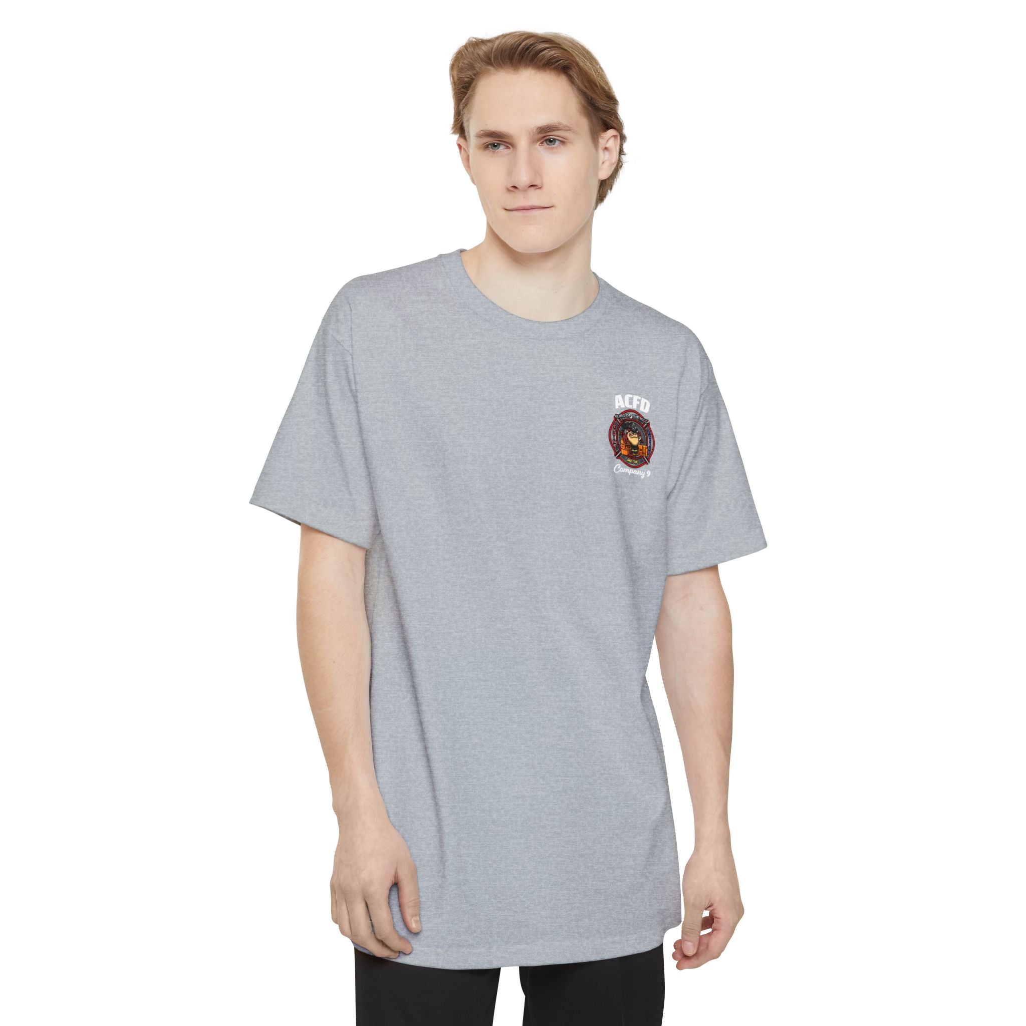 (Tall) Station 9 Firefighter Engine - Tall Beefy-T® - Unisex T-Shirt