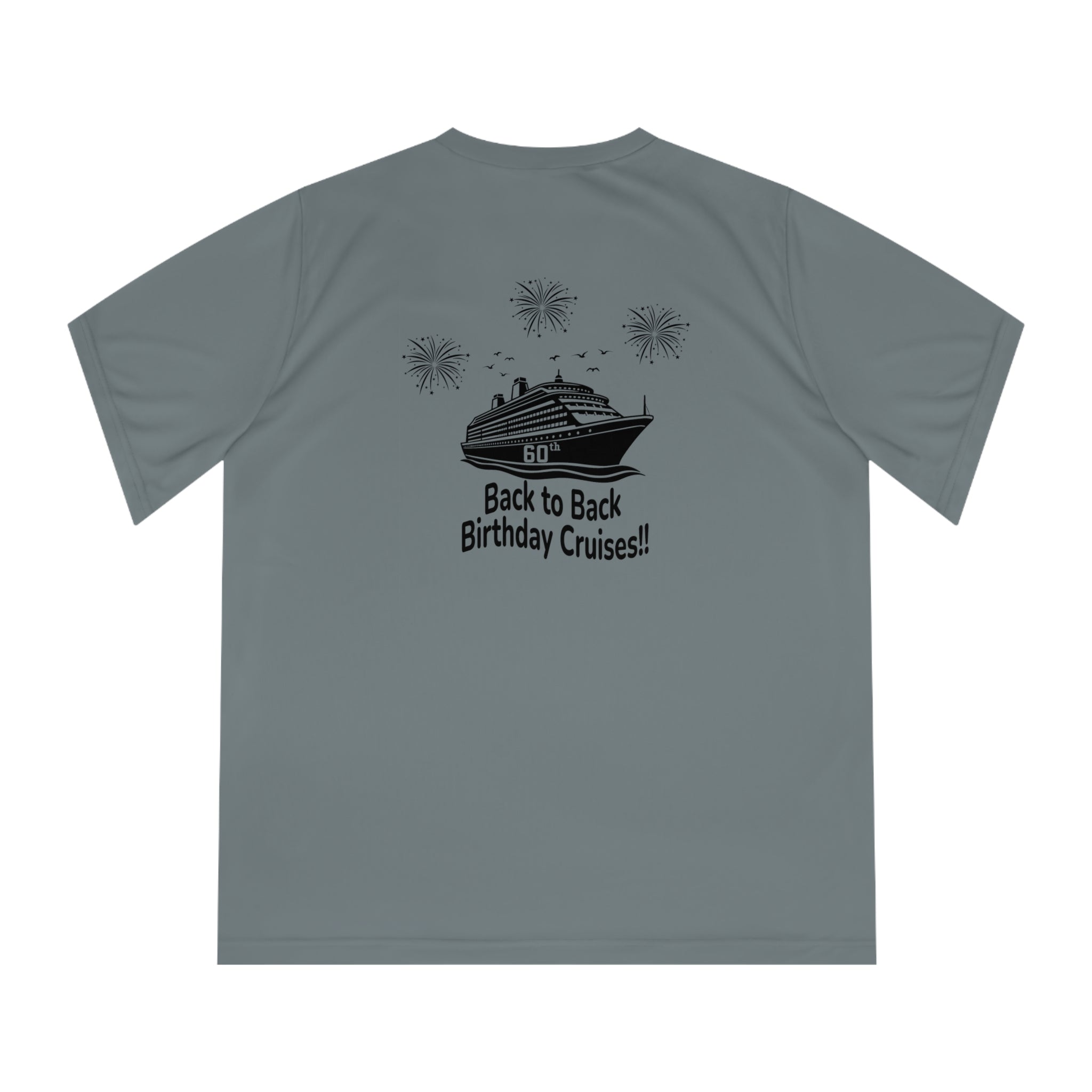 Diane Birthday Cruise Black logo - Women's Performance V-Neck T-Shirt