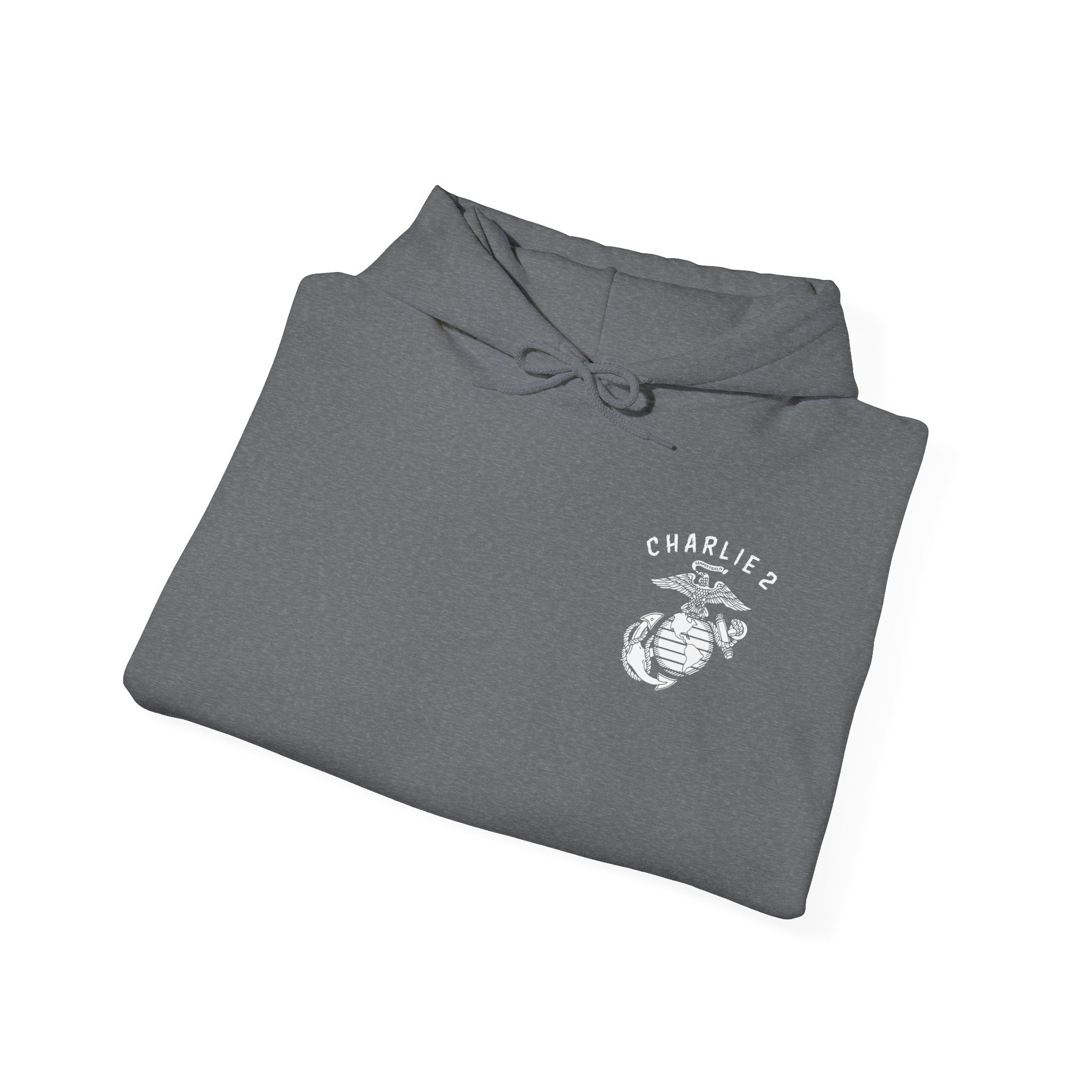 Charlie 2 Ronin (white Logo) - Gildan Heavy Blend™ Hooded Sweatshirt