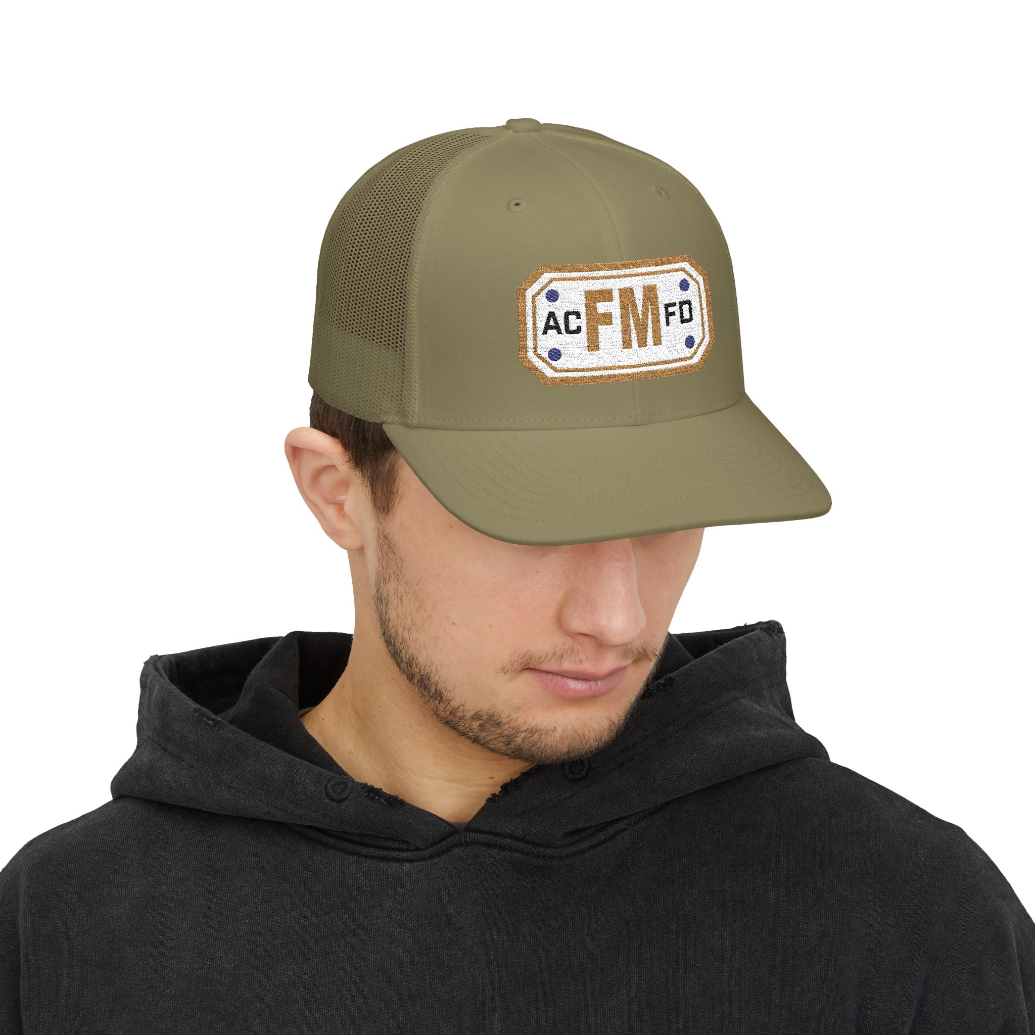 Arlington Fire Marshal Gold - Snapback Trucker (Richardson 112 Style Hat)