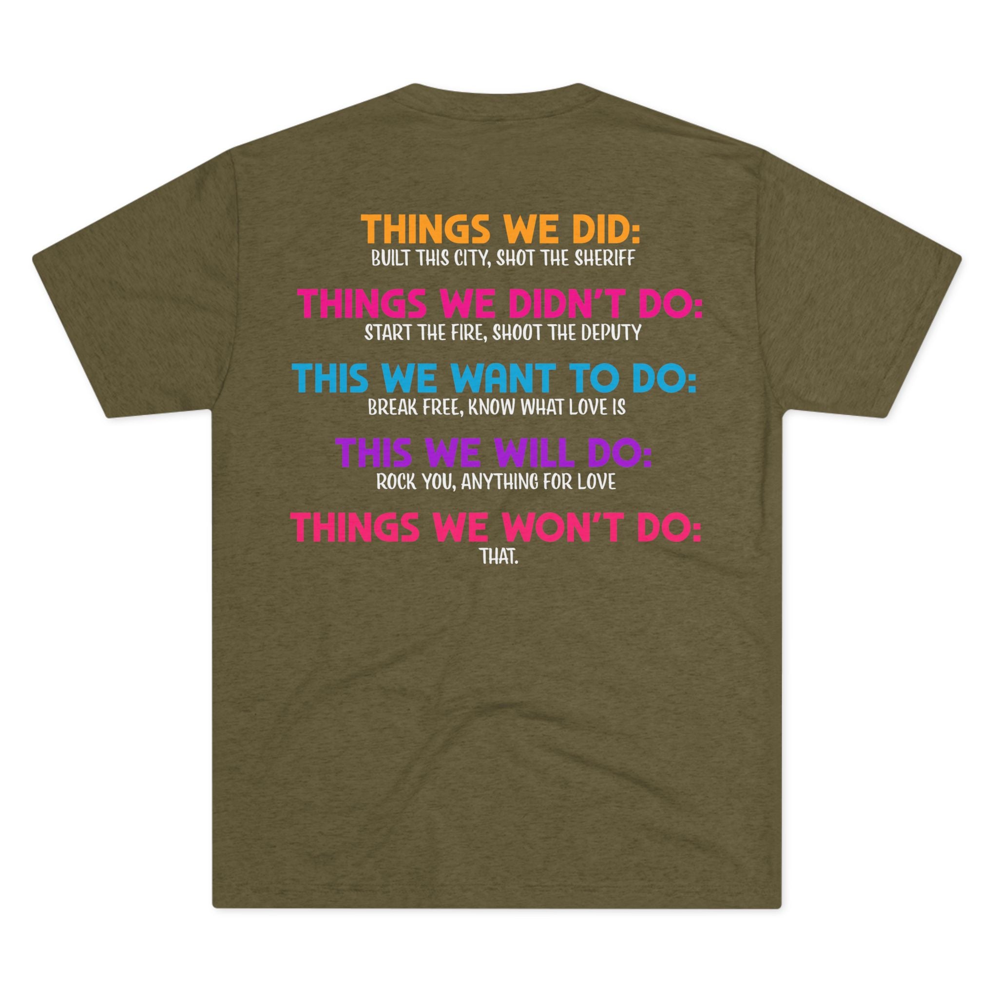 Hot Dad Summer Rock Shirt - NextLevel Tri-Blend Crew Tee