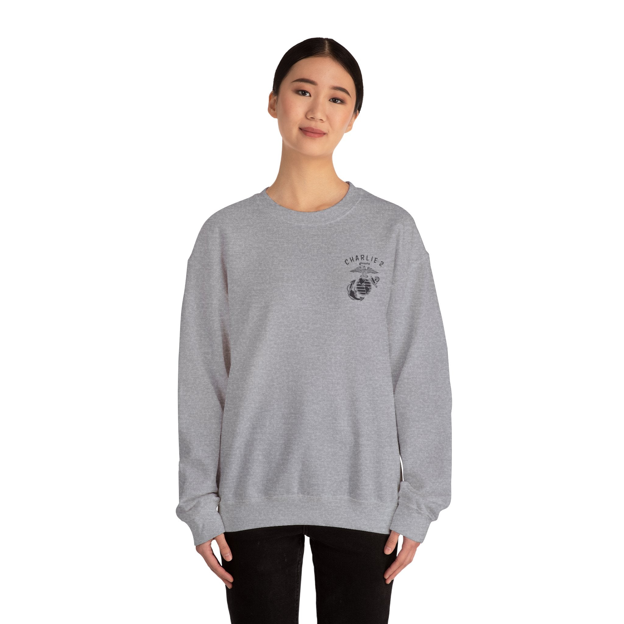 Charlie 2 Ronin (blackLogo) - Gildan Unisex Heavy Blend™ Crewneck Sweatshirt