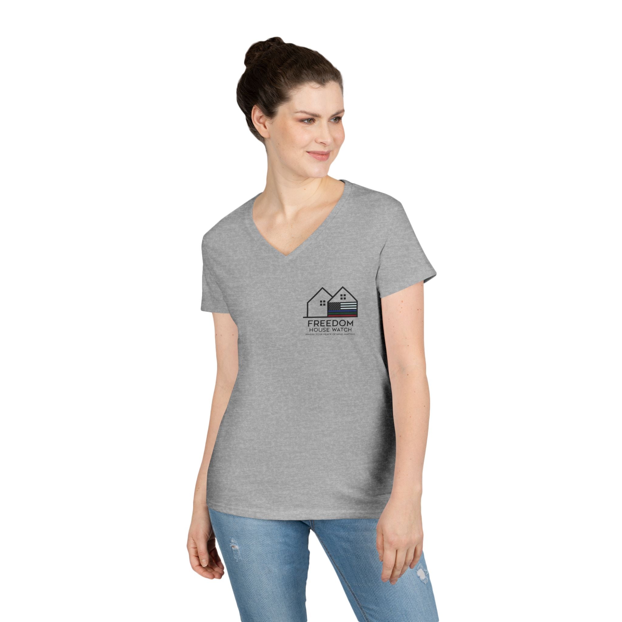 Freedom House Watch - Ladies' V-Neck T-Shirt