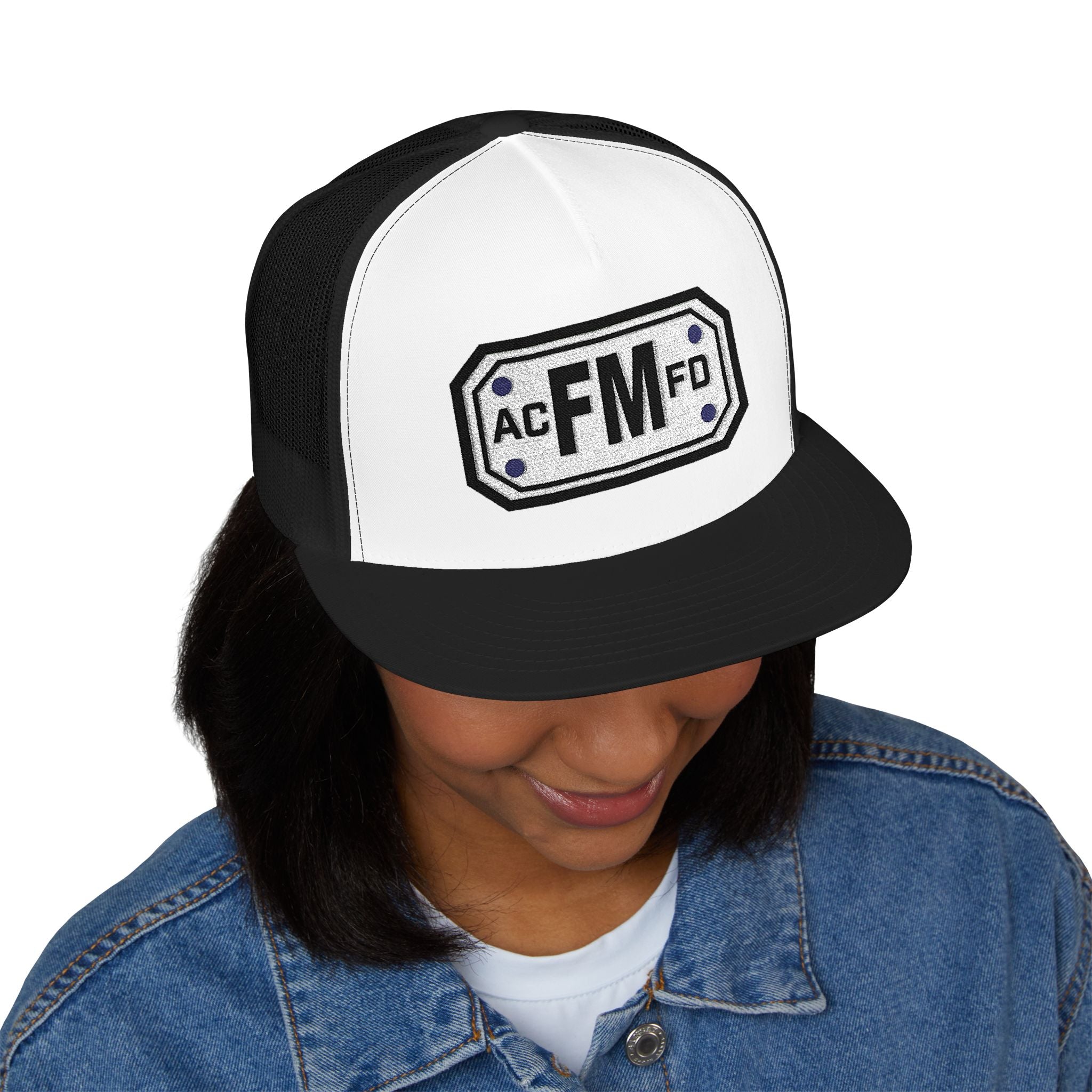 Arlington Fire Marshal - 5 Panel Trucker Cap (Embroidery)