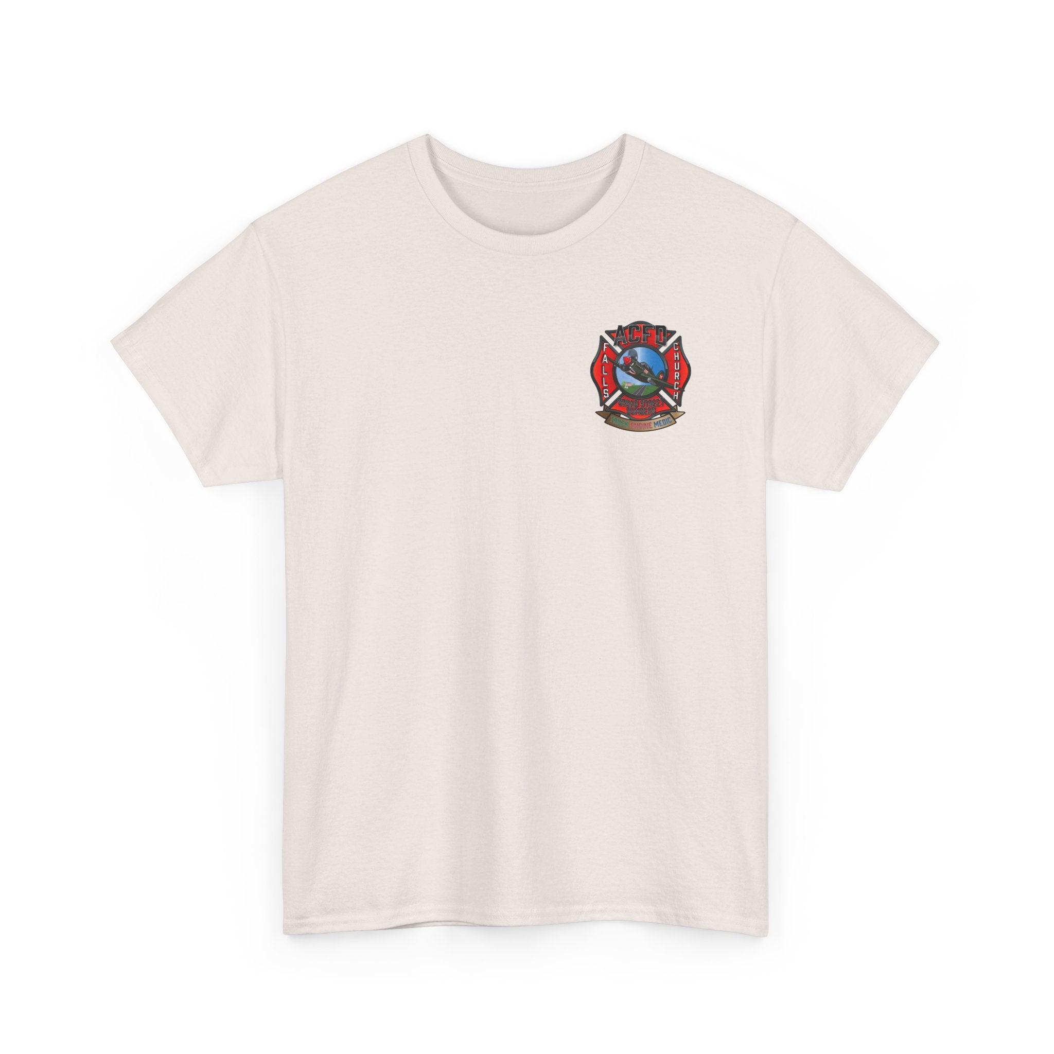 Station 6 Falls Church Apparatus -Heavy Cotton Unisex Tee -