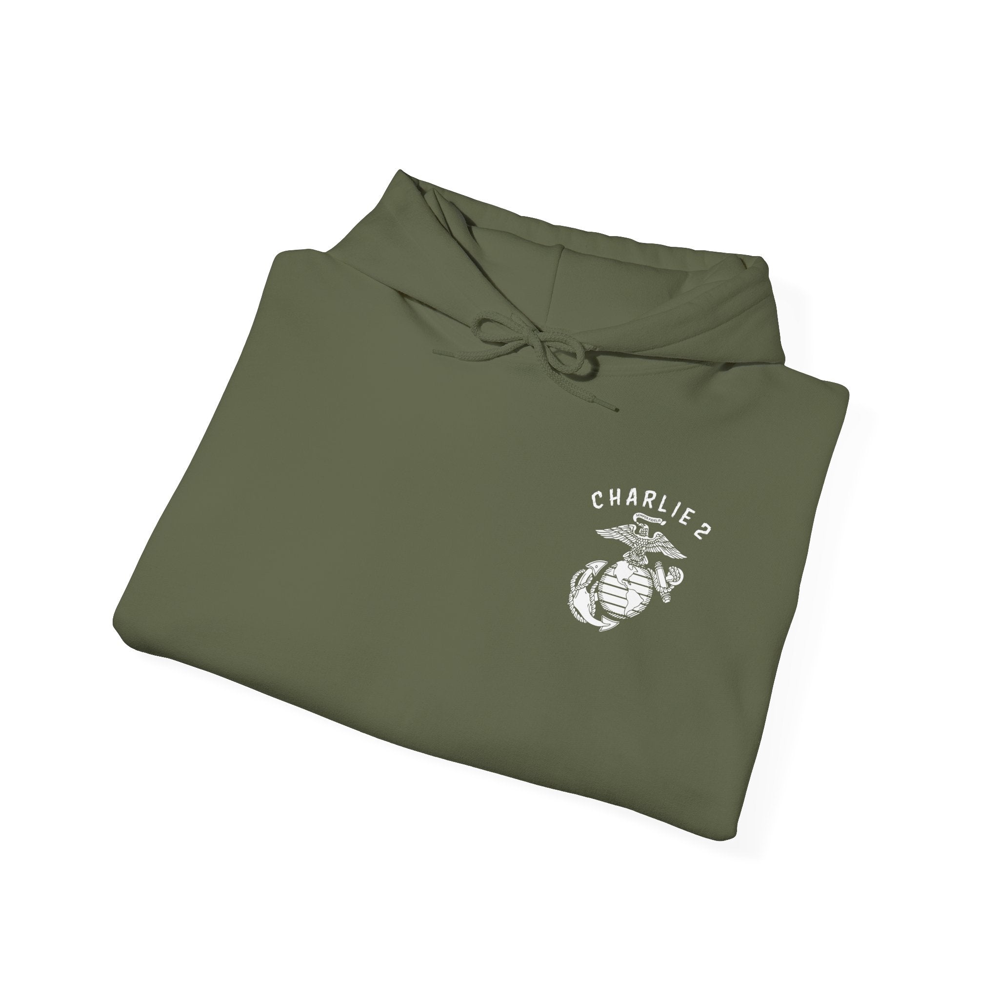 Charlie 2 Ronin (white Logo) - Gildan Heavy Blend™ Hooded Sweatshirt
