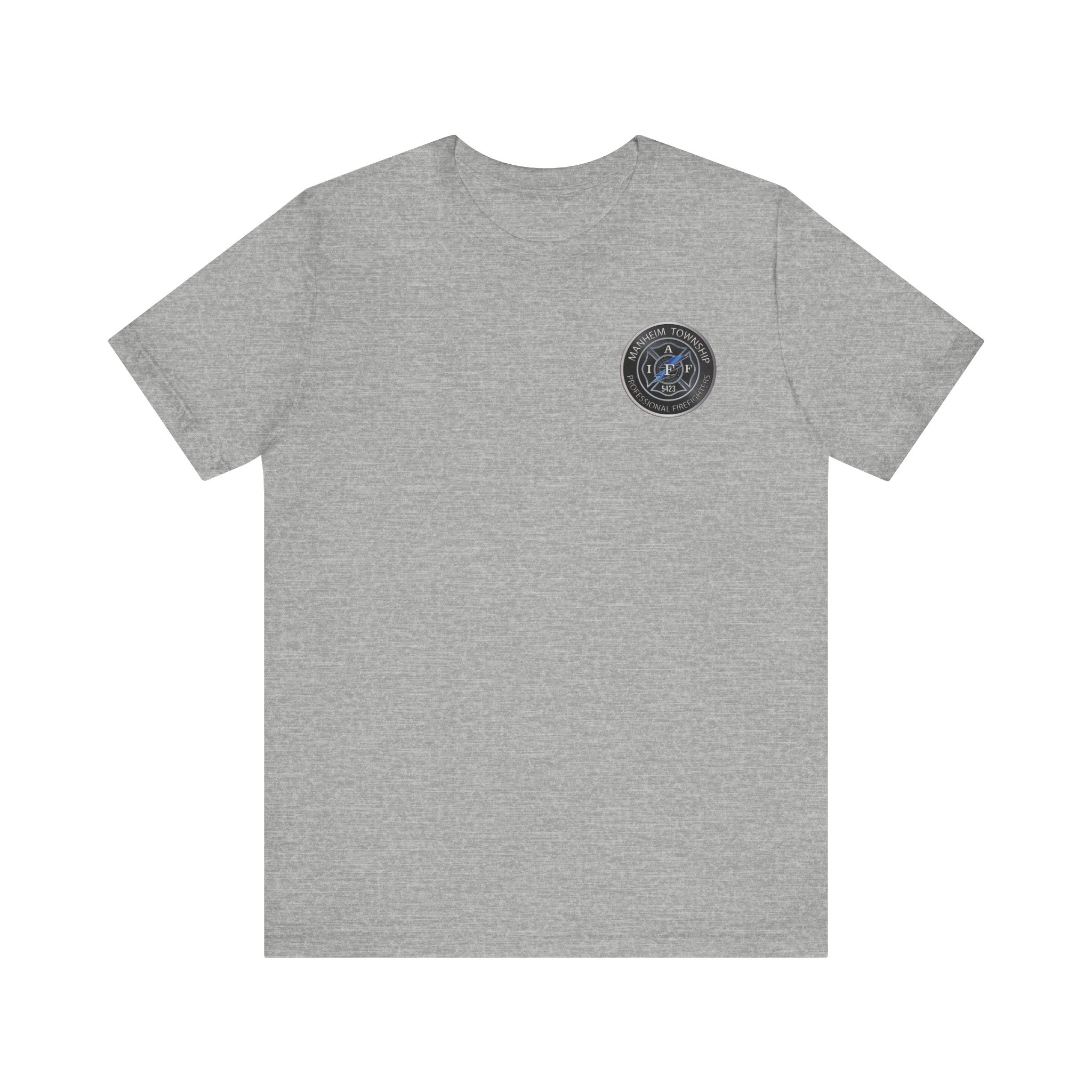 Manheim Township Local 5423 white - Bella+Canvas Soft Unisex Tee