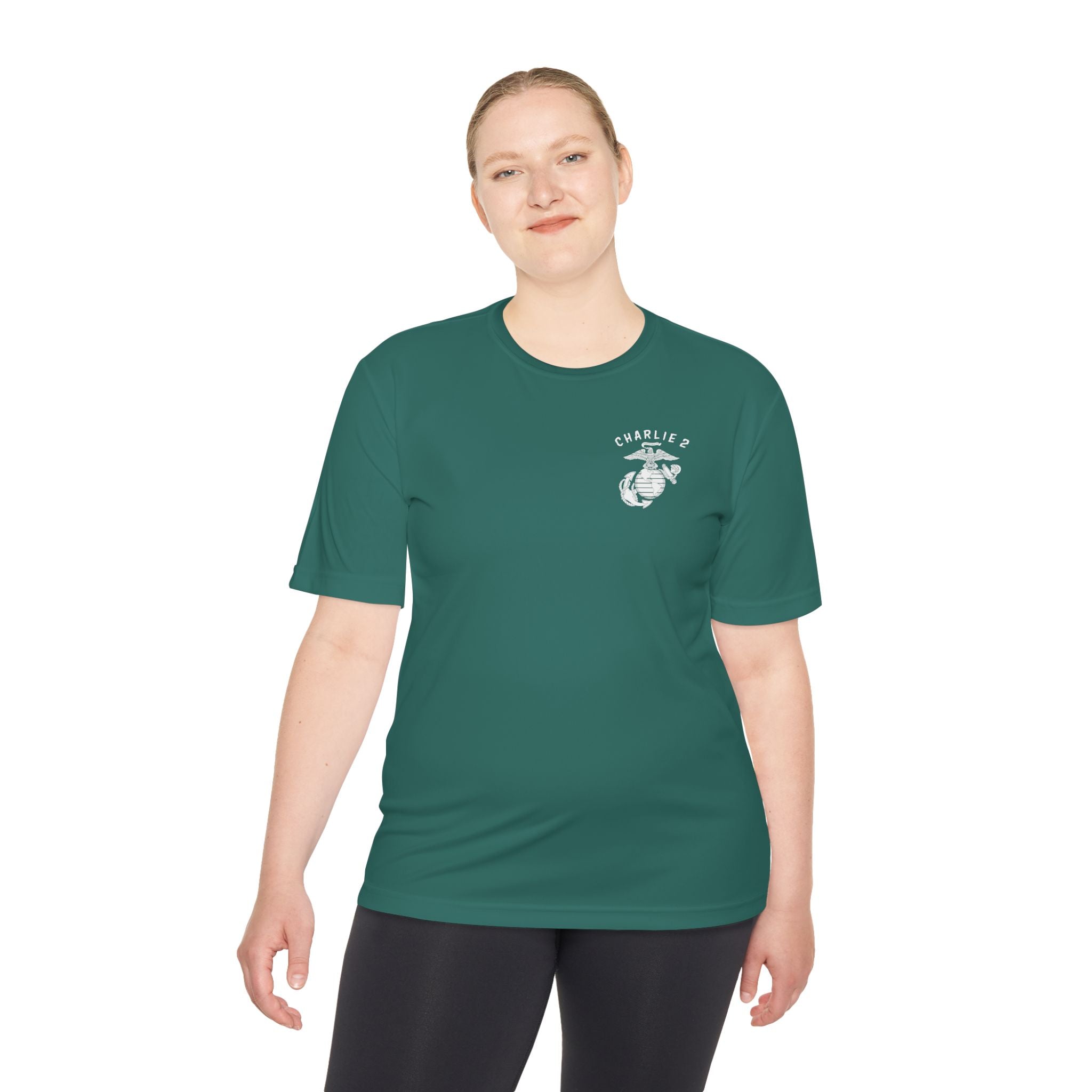 Charlie 2 Ronin (white logo) - Unisex Moisture Wicking Tee