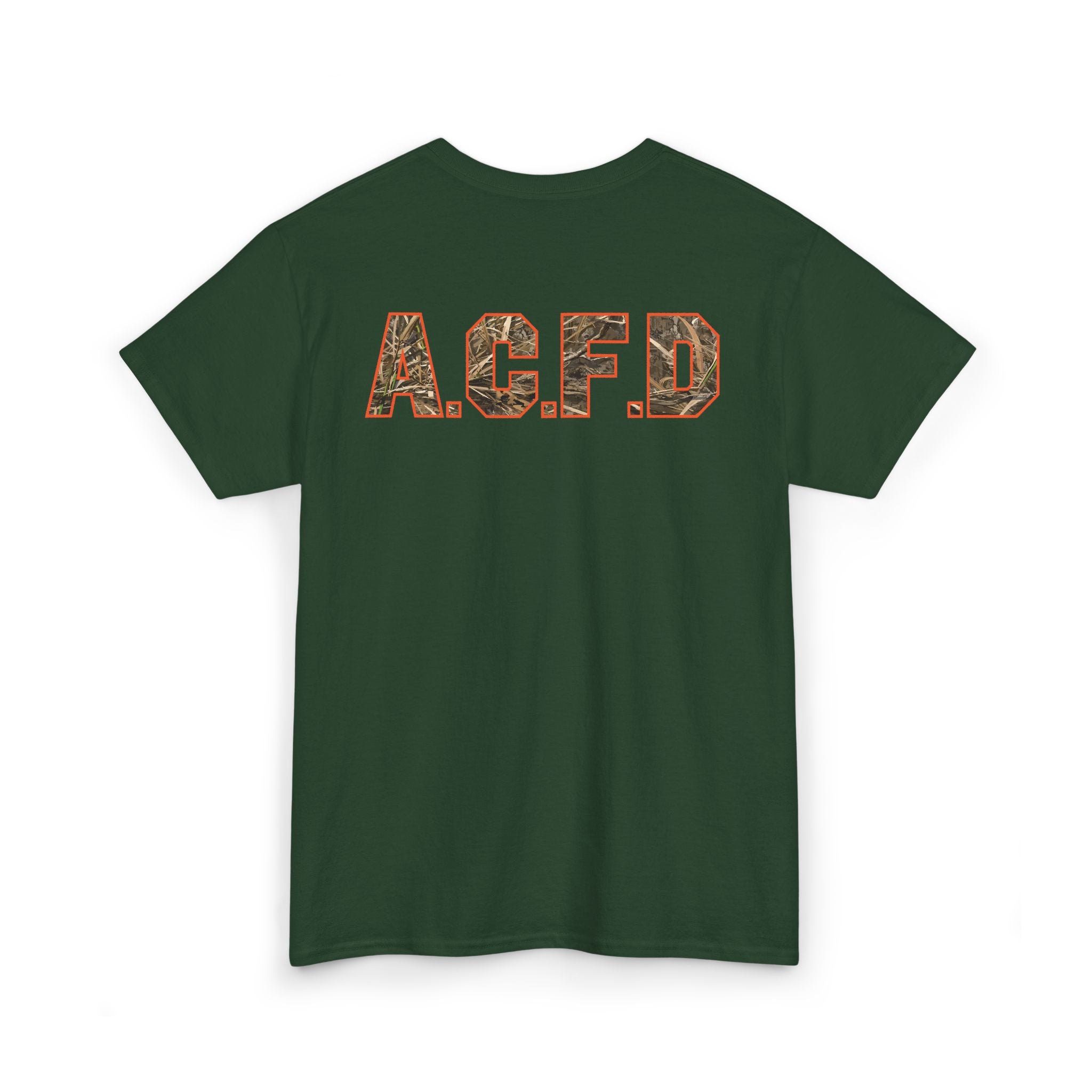 Heavy Cotton Unisex Tee - Arlington Camo Deer Hunter