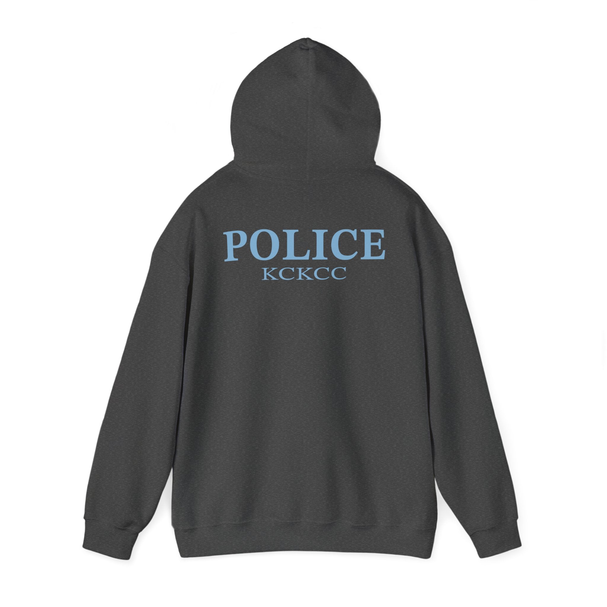 Kansas City College Police Blue Patch - Unisex Heavy Blend™ Hooded Sweatshirt