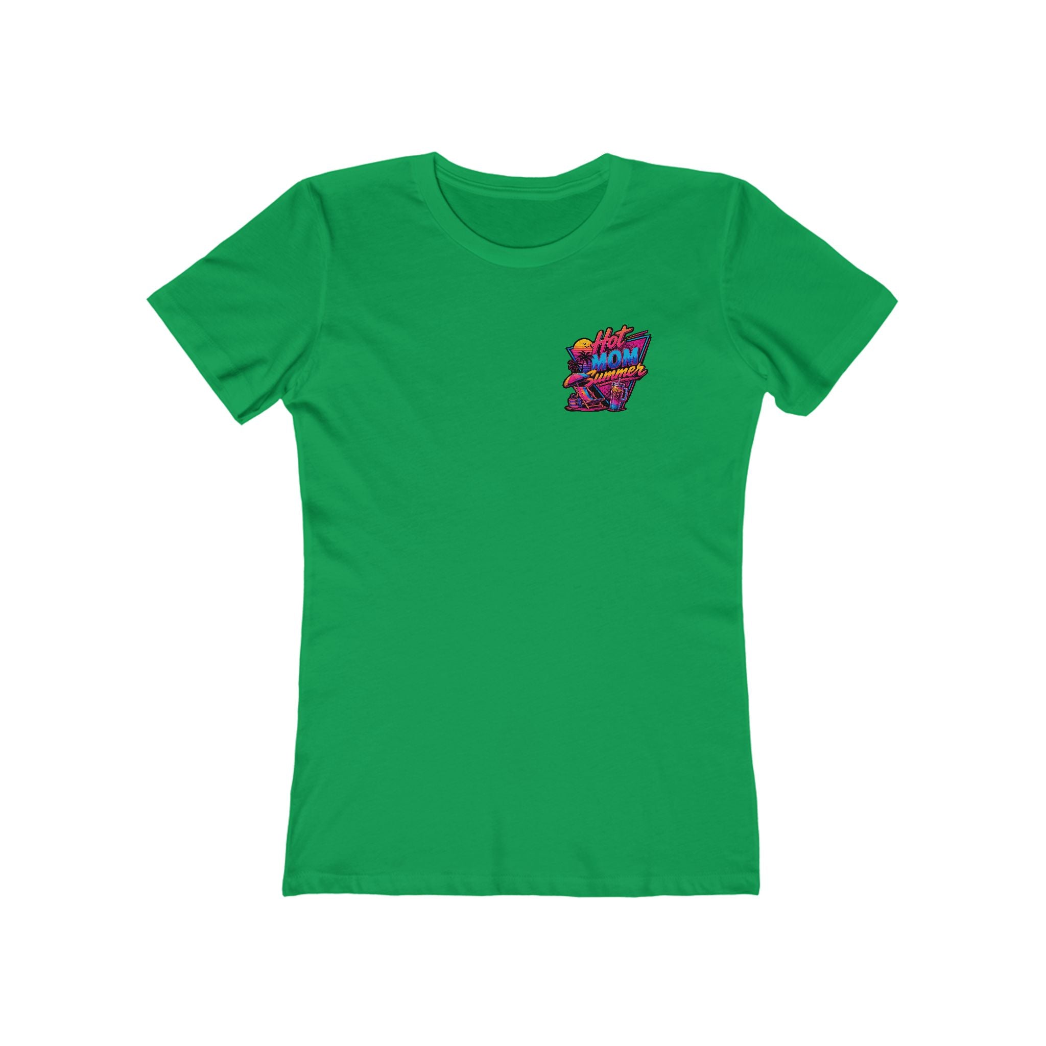 Hot Mom Summer Rock - The Boyfriend Tee for Women