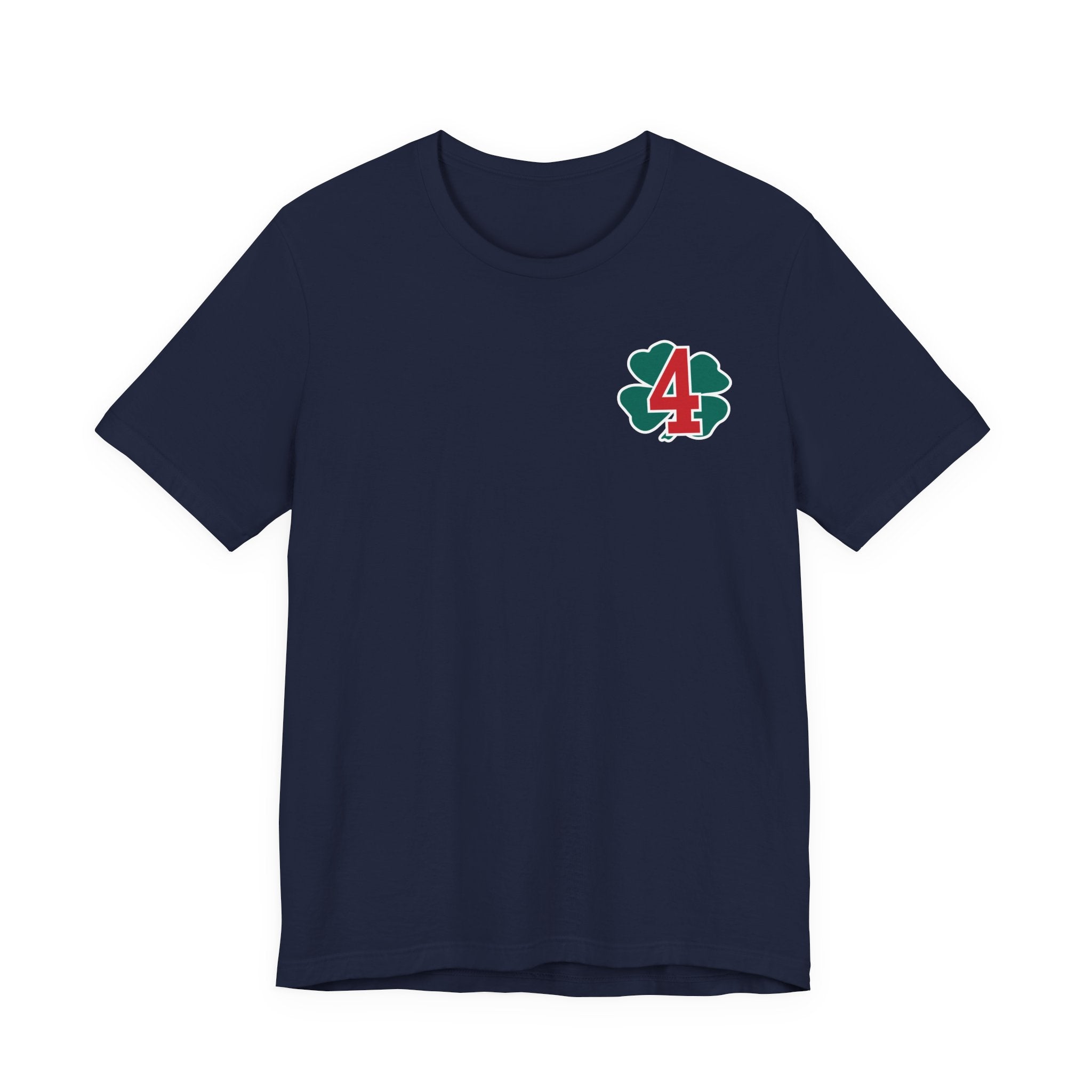Station 4 Clover on front and back - Bella+Canvas Soft Unisex Tee
