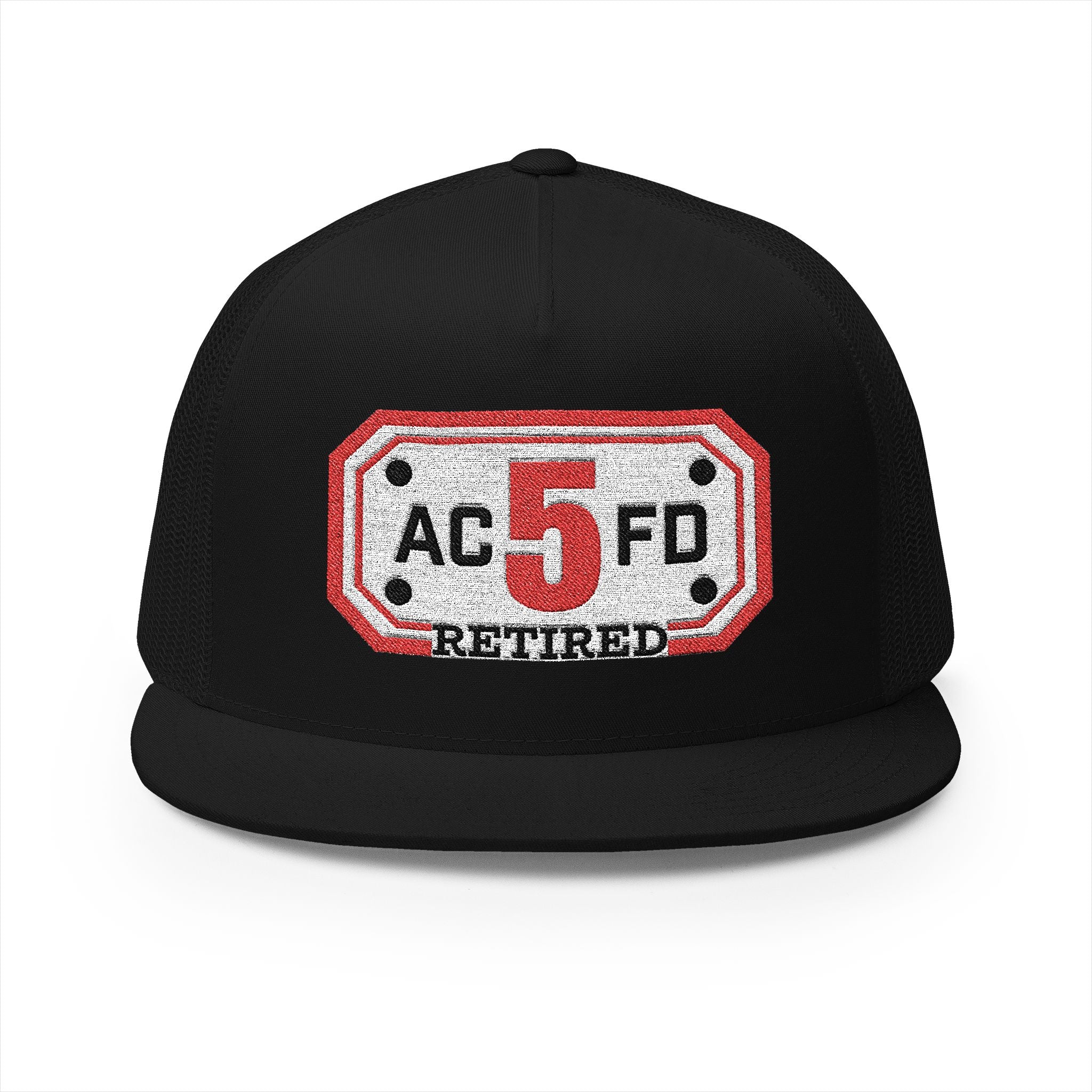 Retired Arlington Engine 5 - 5 Panel Trucker Cap (Embroidery)
