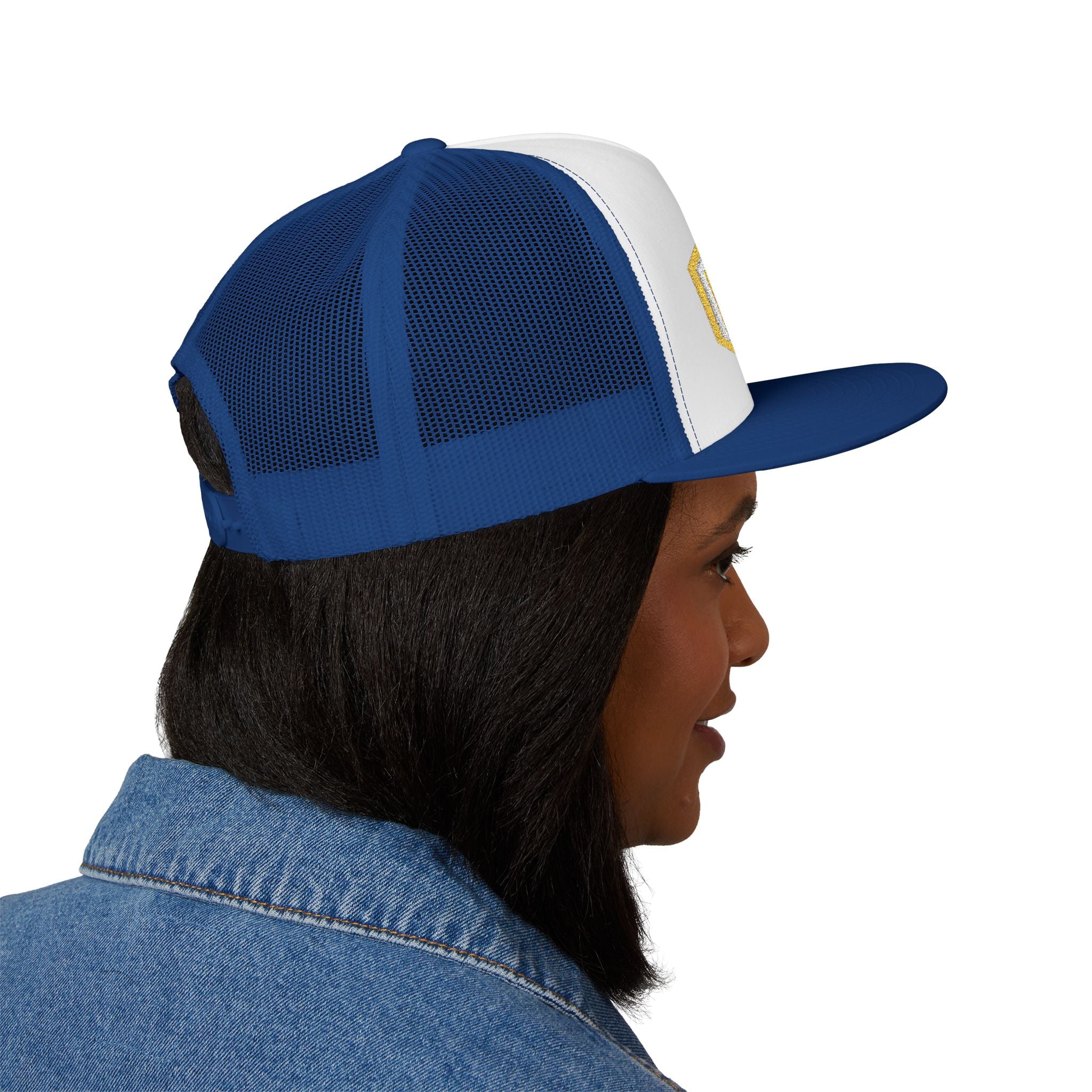 Arlington Rescue 2 (requested different style hat) - 5 Panel Trucker Cap (Embroidery)