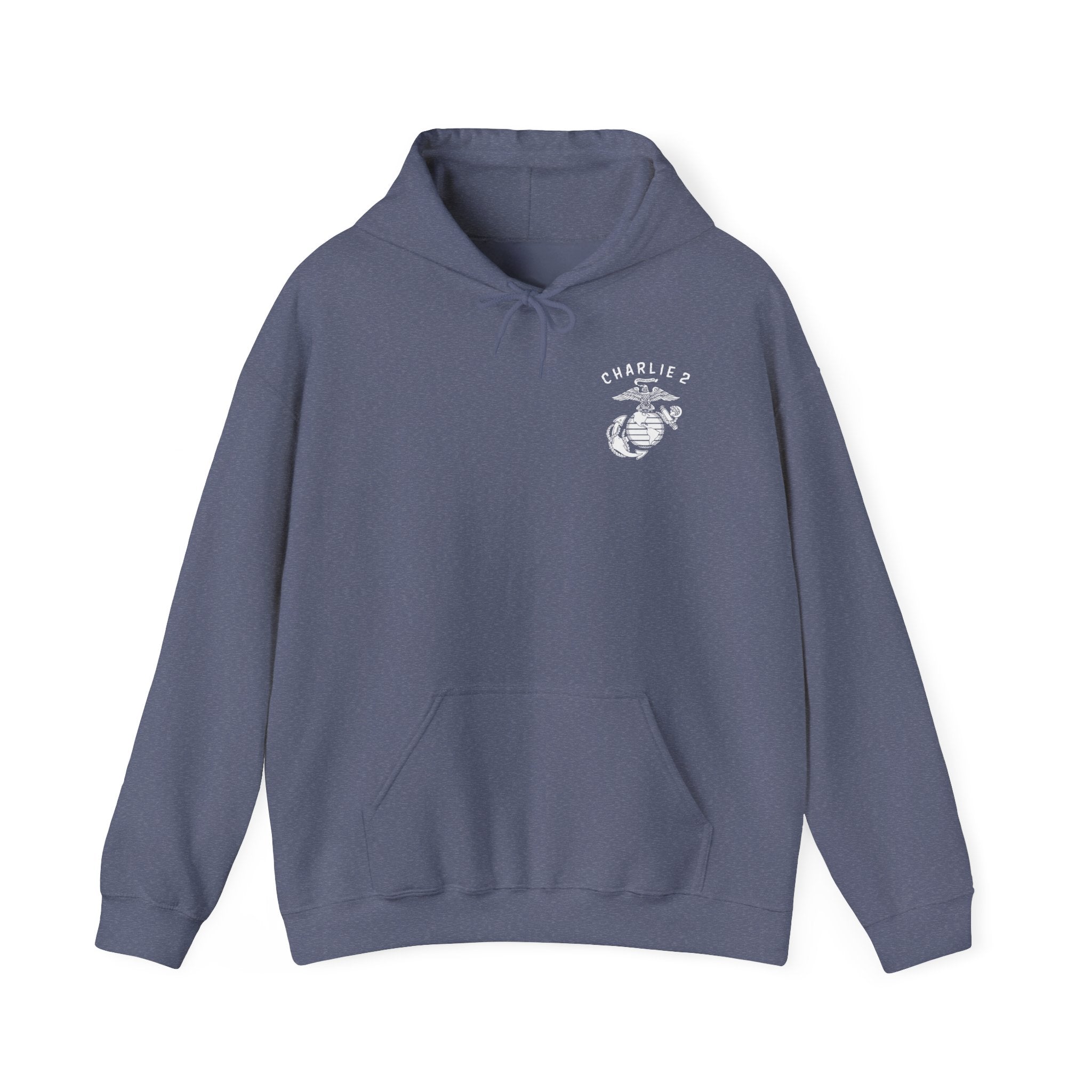 Charlie 2 Ronin (white Logo) - Gildan Heavy Blend™ Hooded Sweatshirt
