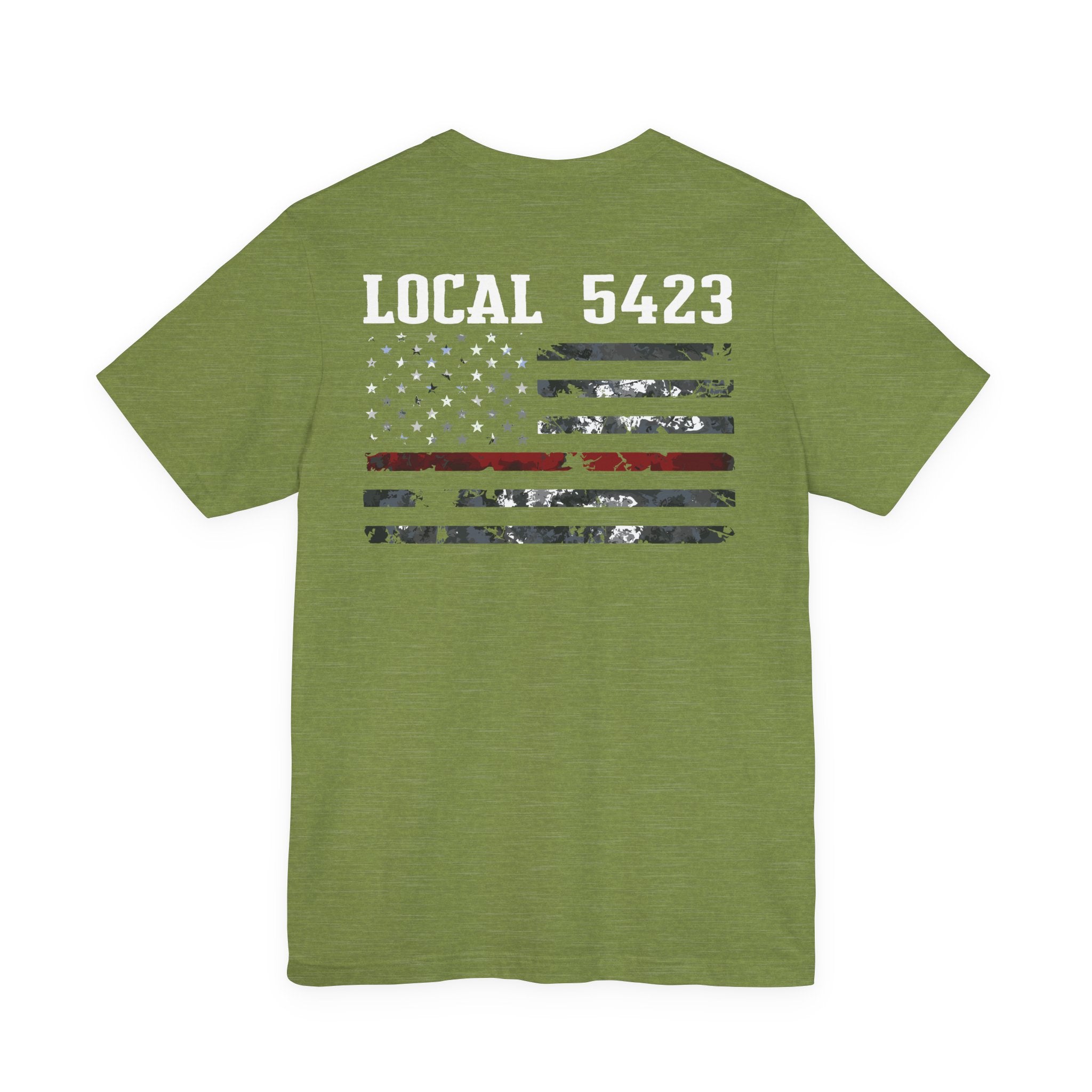 Manheim Township Local 5423 white - Bella+Canvas Soft Unisex Tee