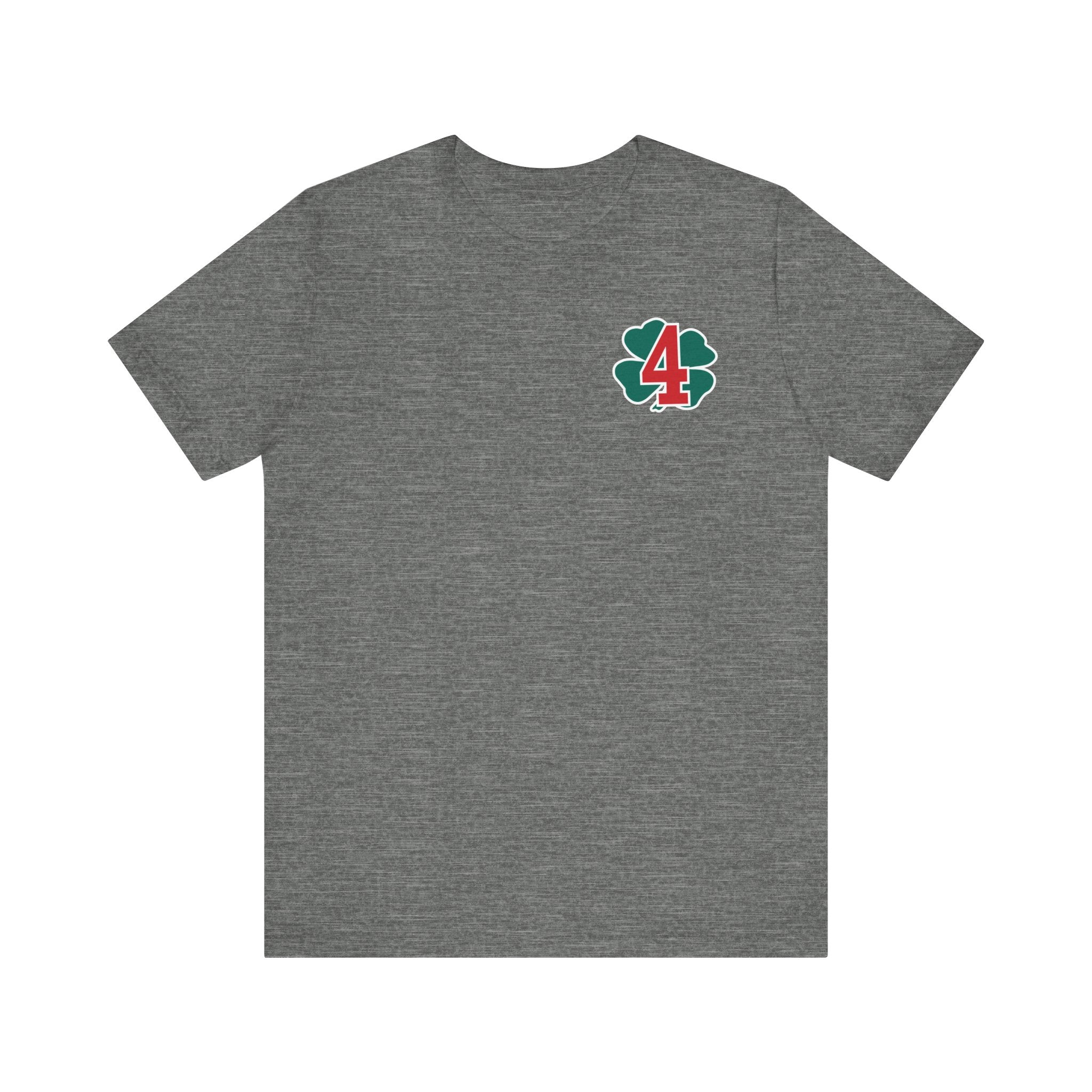 Station 4 Clover on front and back - Bella+Canvas Soft Unisex Tee