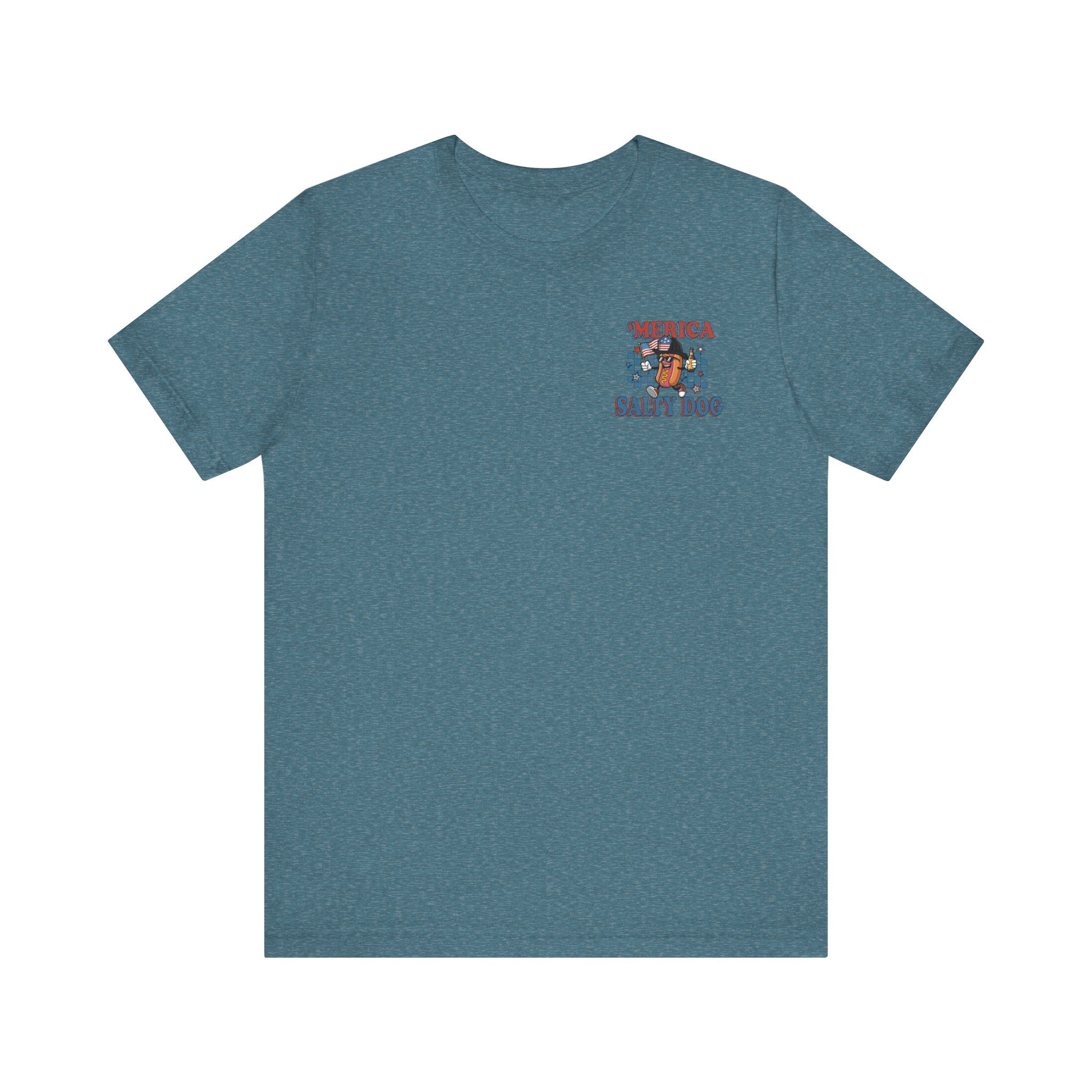 Salty Dog 'Merica Shirt - Bella-Canva Soft Jersey Short Sleeve Tee