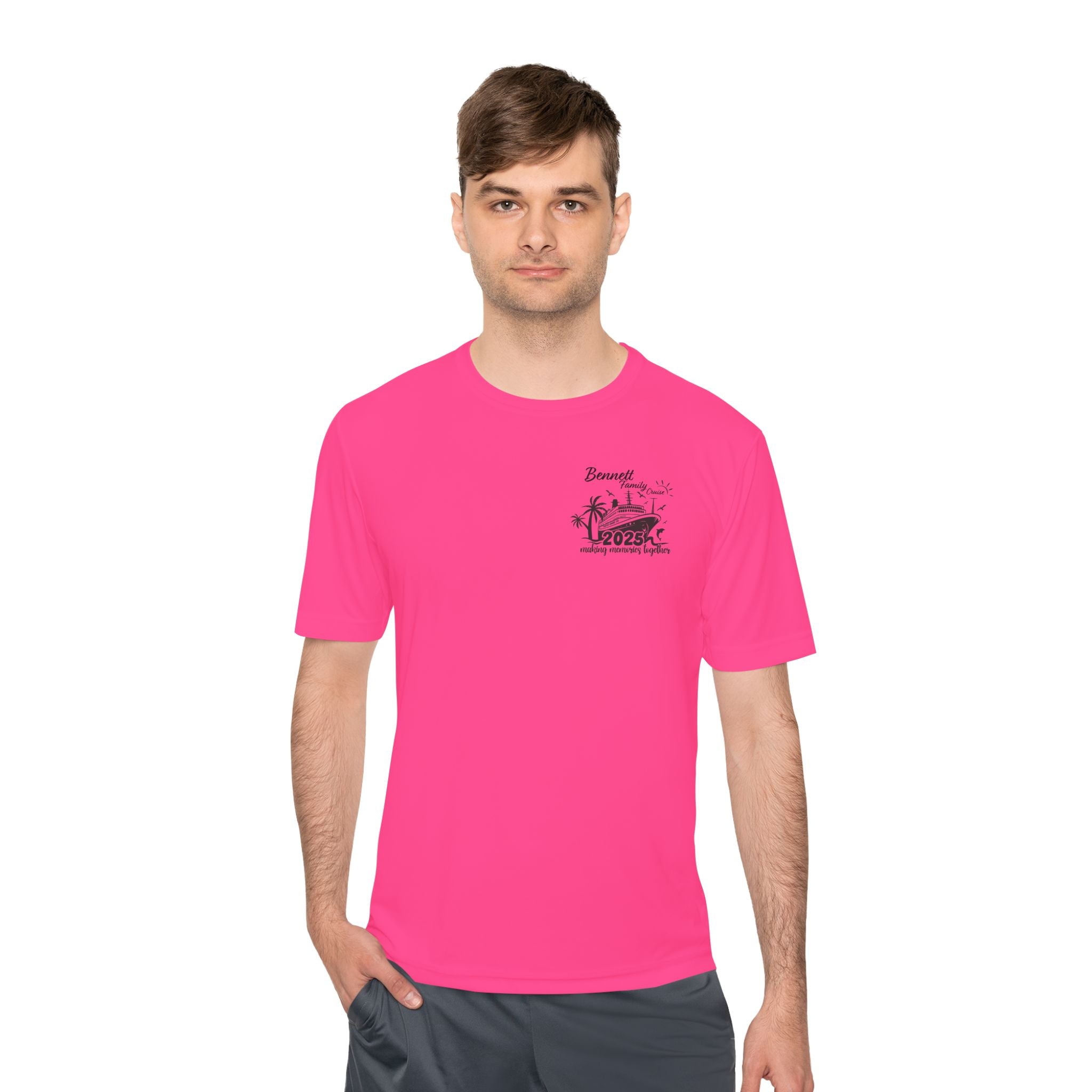 Bennet Family Cruise Black Text - Unisex Moisture Wicking Tee