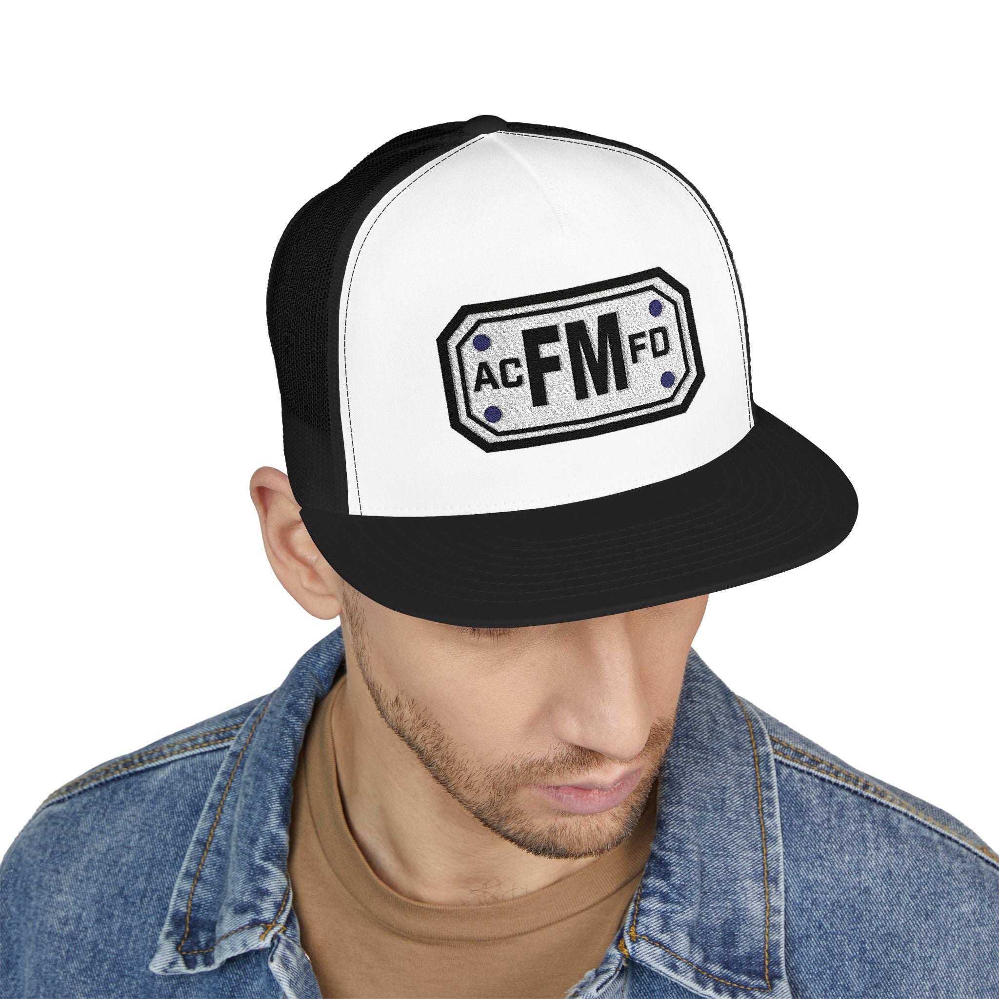 Arlington Fire Marshal - 5 Panel Trucker Cap (Embroidery)