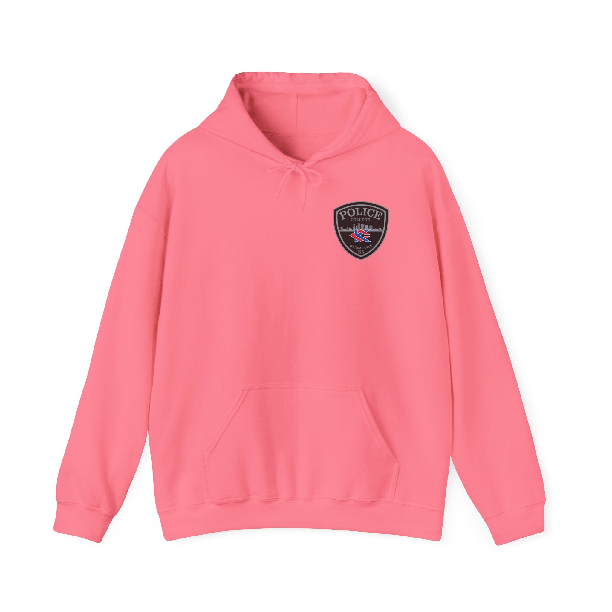 Kansas City College Police Grey Patch - Unisex Heavy Blend™ Hooded Sweatshirt