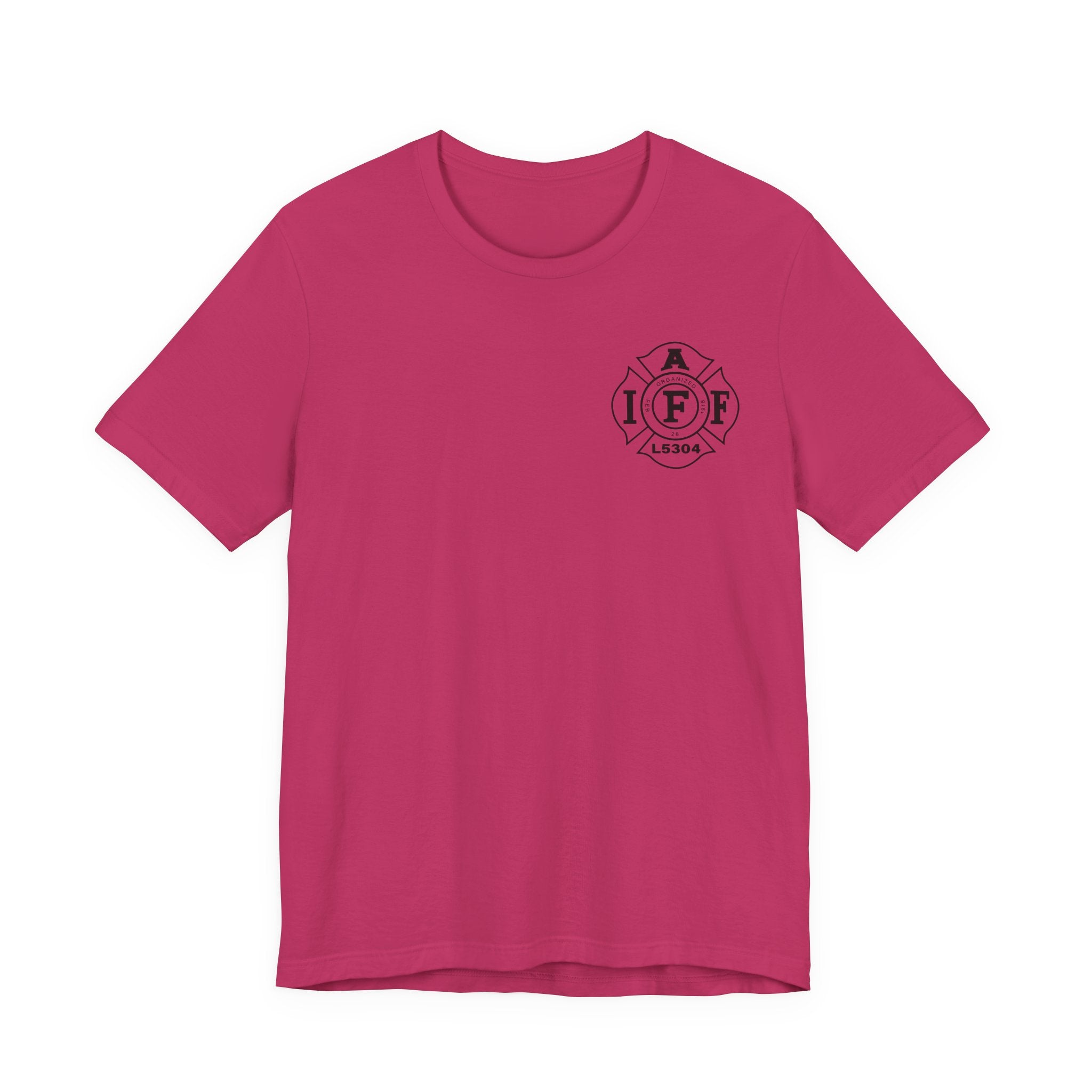 Clarke County Fire Breast Cancer (Portion of Proceeds go to Local 5304) - Bella+Canvas Soft Jersey Cotton Unisex Tee