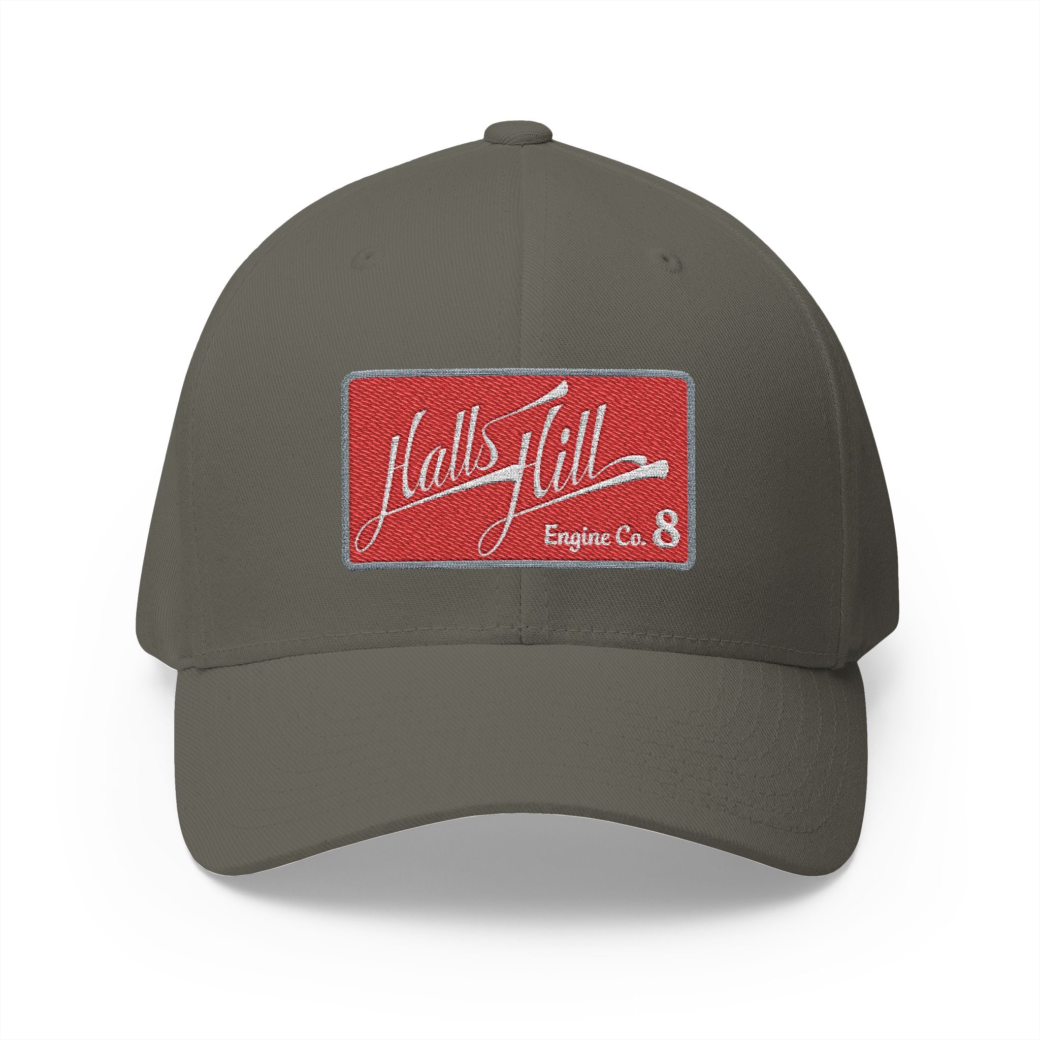 Arlington Halls Hill Engine 8 - FLEXFIT Closed-Back Structured Cap (Embroidery)