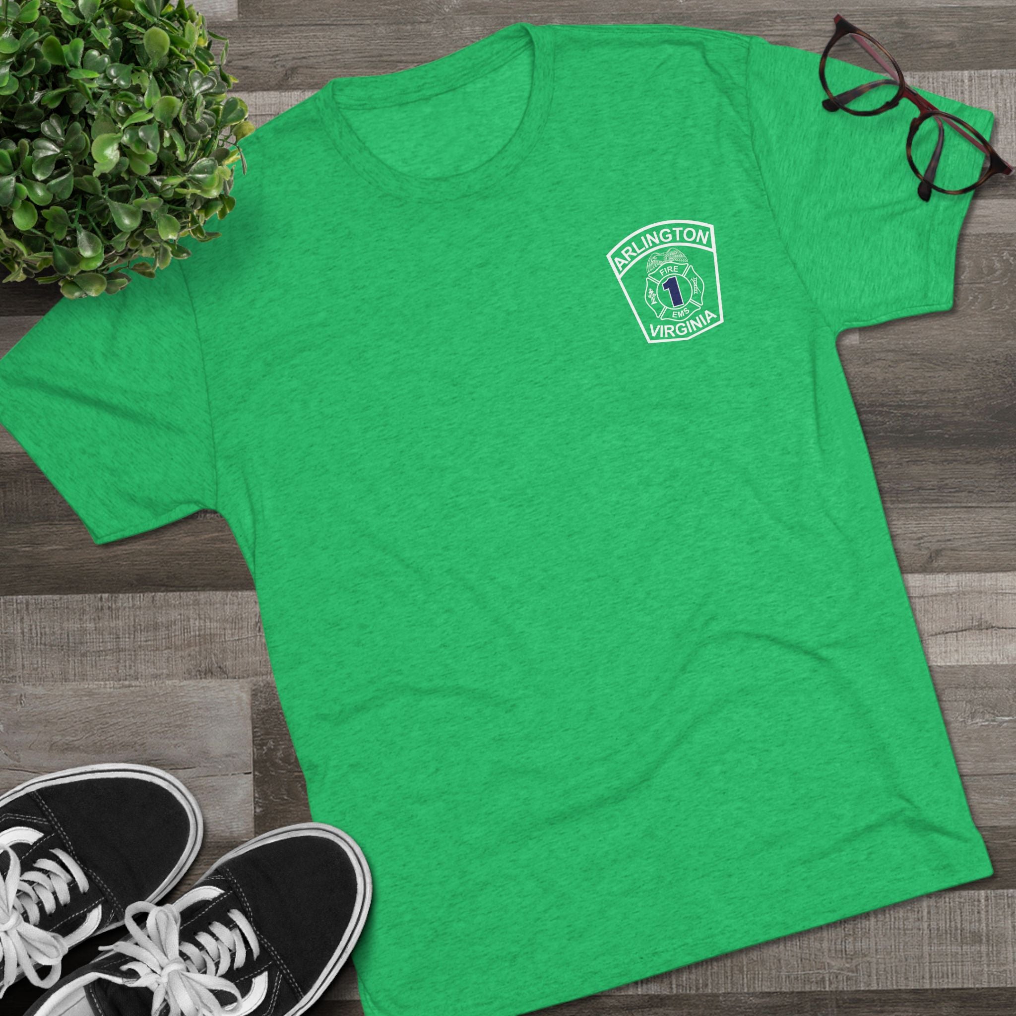 Arlington Rescue 1 - NextLevel Tri-Blend Crew Tee
