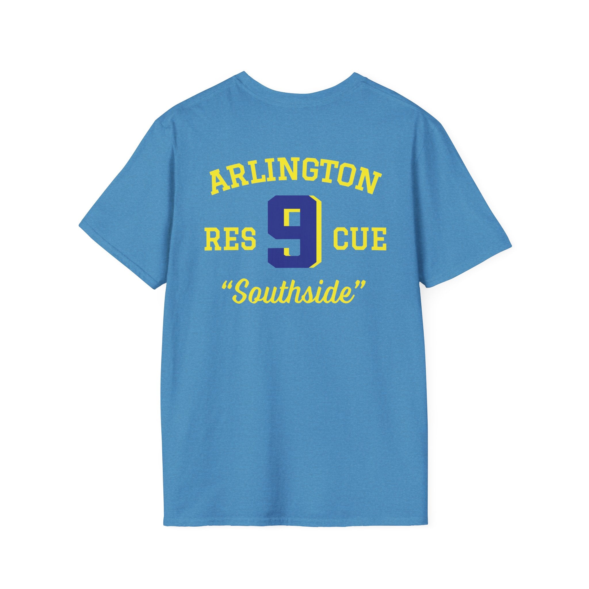 Station 9 Taz Front / Officer Rescue 9 back - Gildan Soft Cotton Softstyle T-Shirt