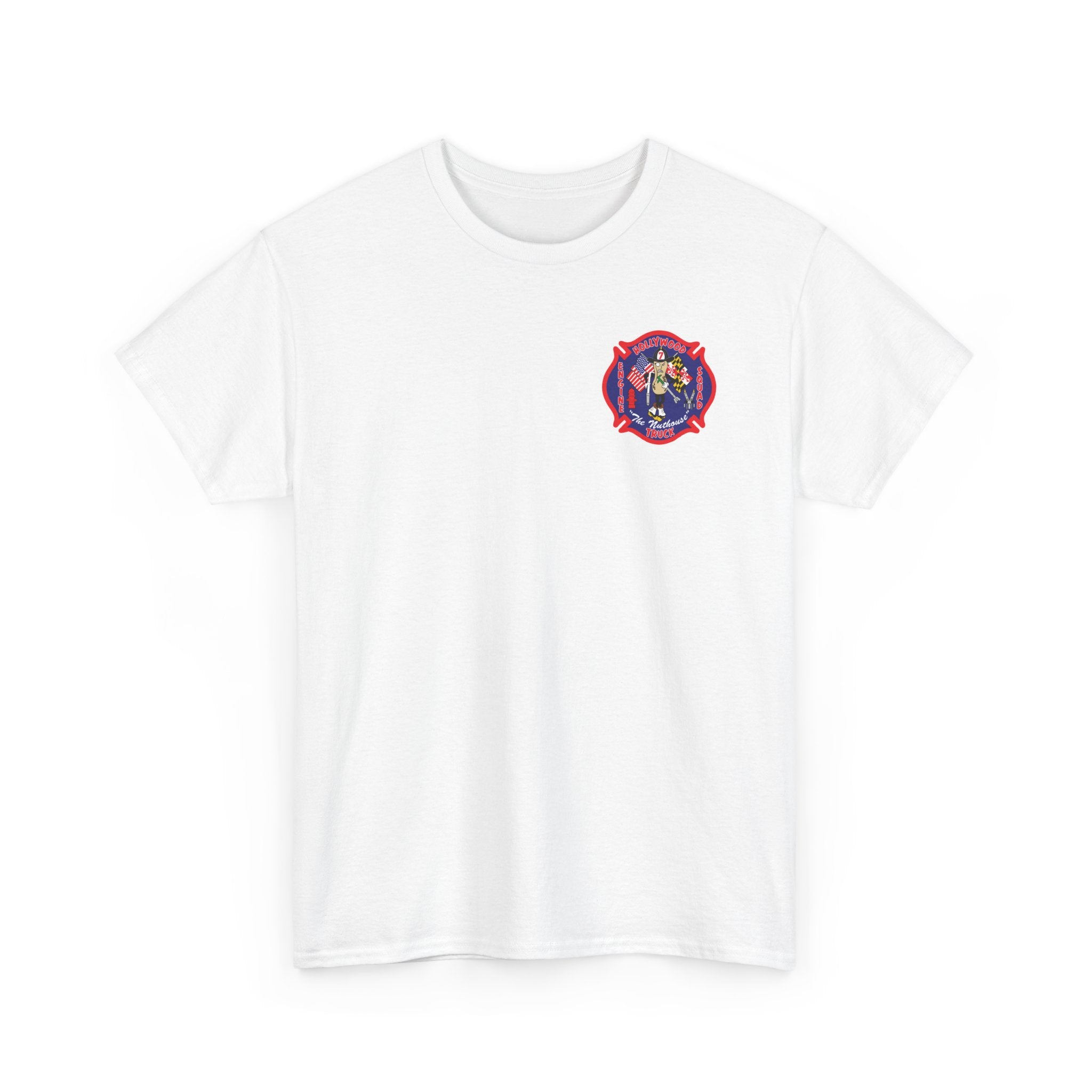 Hollywood MD Vol Fire Ladder Co. 7 - Heavy Cotton Unisex Tee -