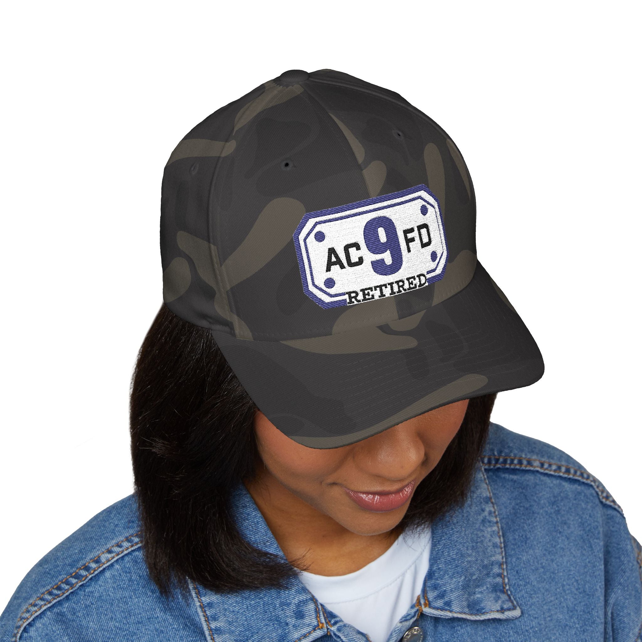 Retired Arlington Rescue 9 - FLEXFIT Closed-Back Structured Cap (Embroidery)