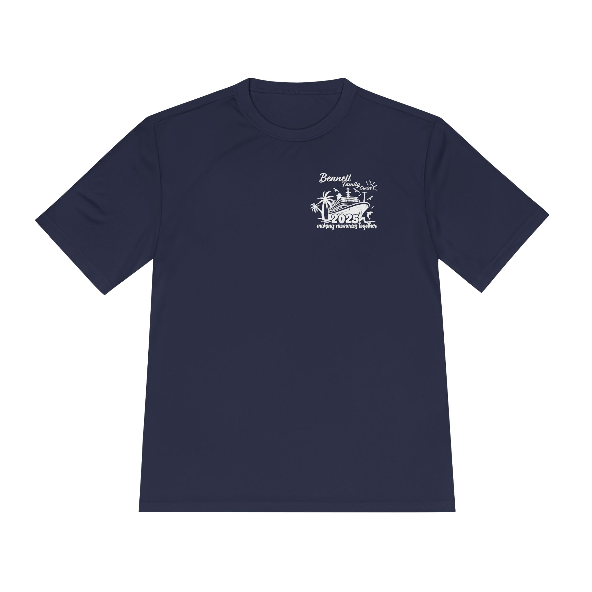 Bennet Family Cruise White Text- Unisex Moisture Wicking Tee