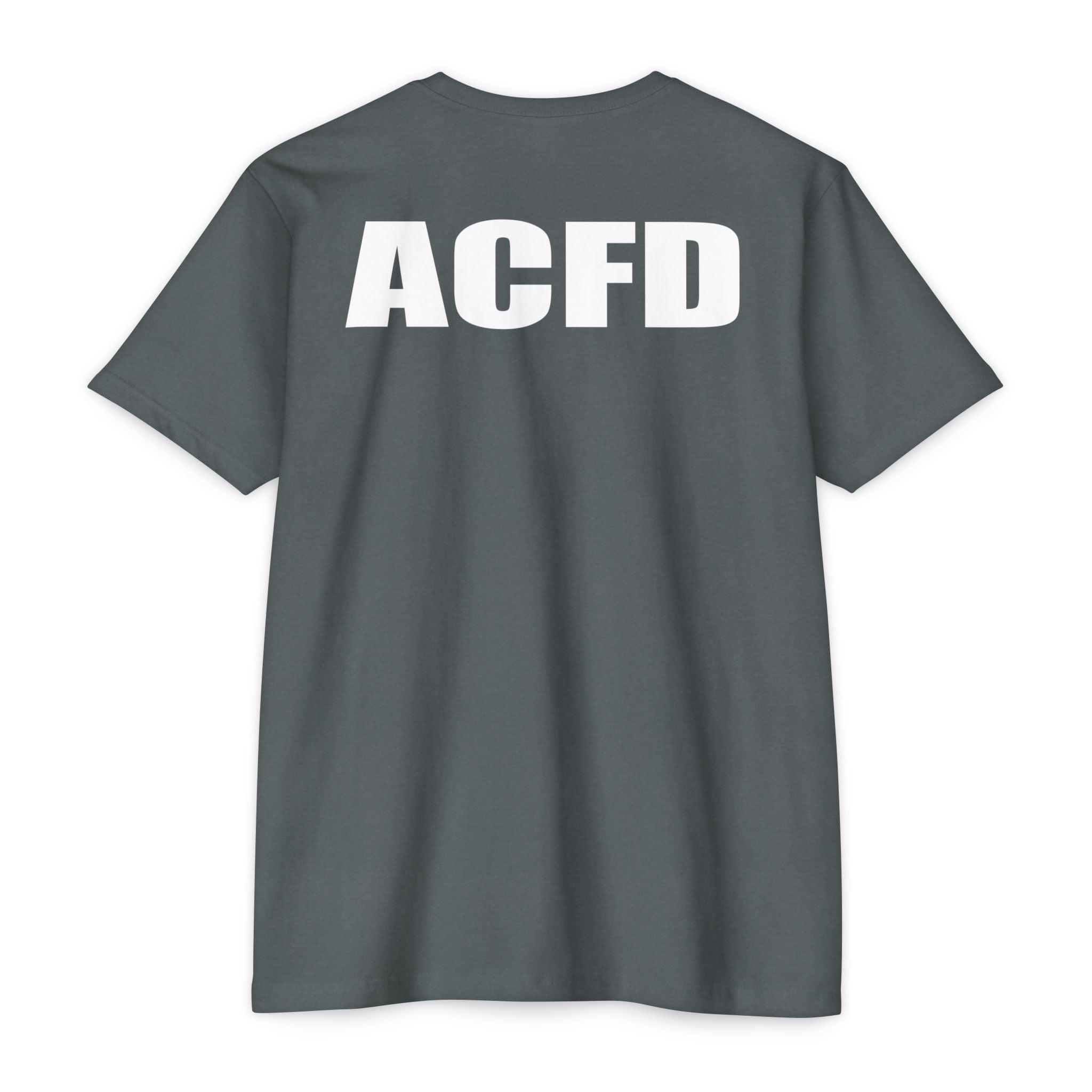 ACFD Firefighter - 60% cotton / 40% polyester Unisex CVC Jersey T-shirt