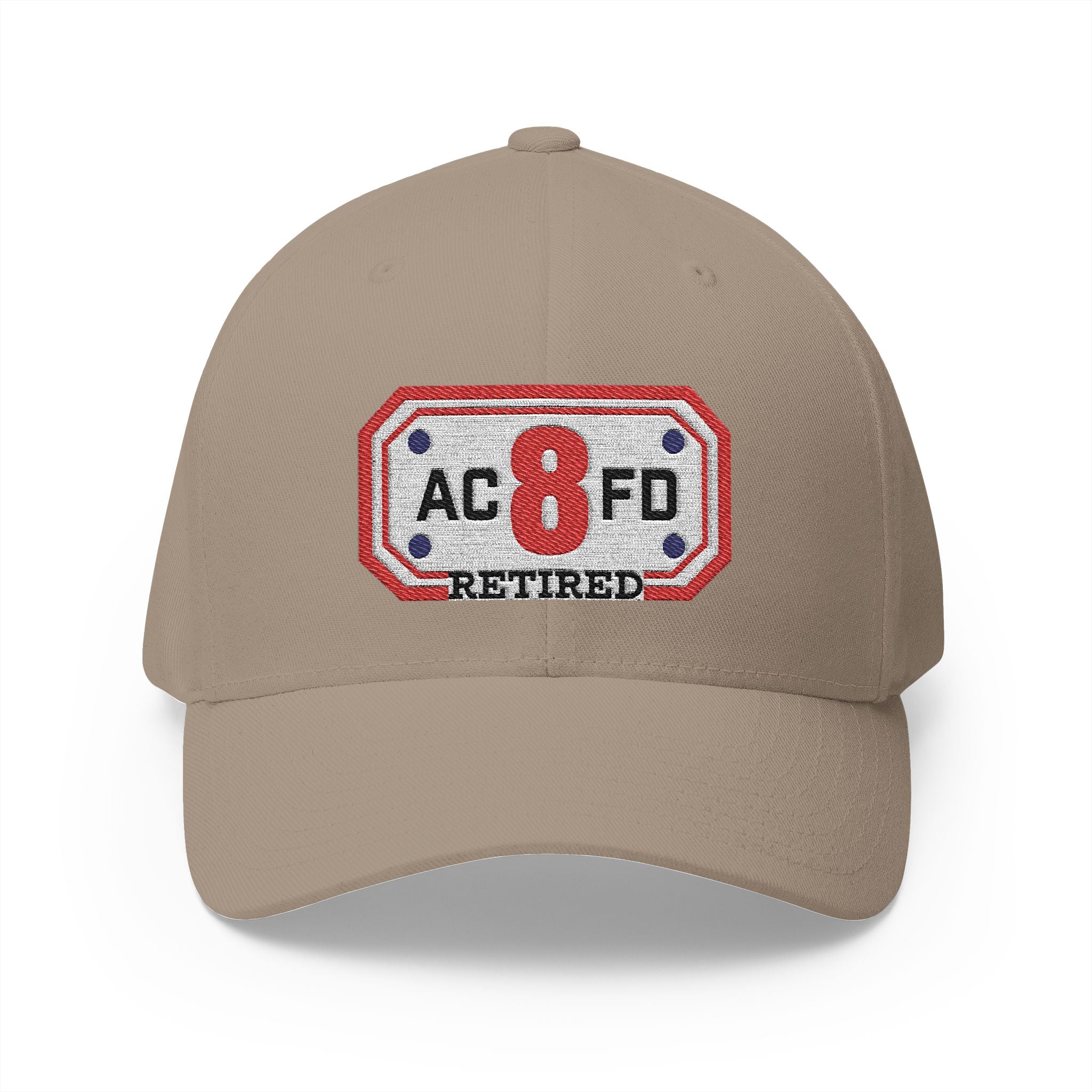 Retired Arlington Engine 8 - FLEXFIT Closed-Back Structured Cap (Embroidery)