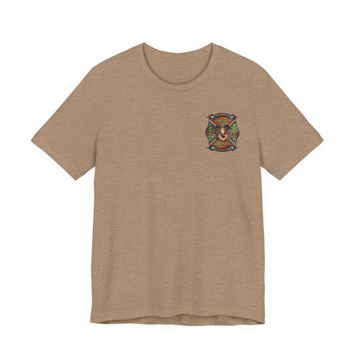 WVFC Goat Logo 2 Version 1 Gray - Unisex Jersey Short Sleeve Tee