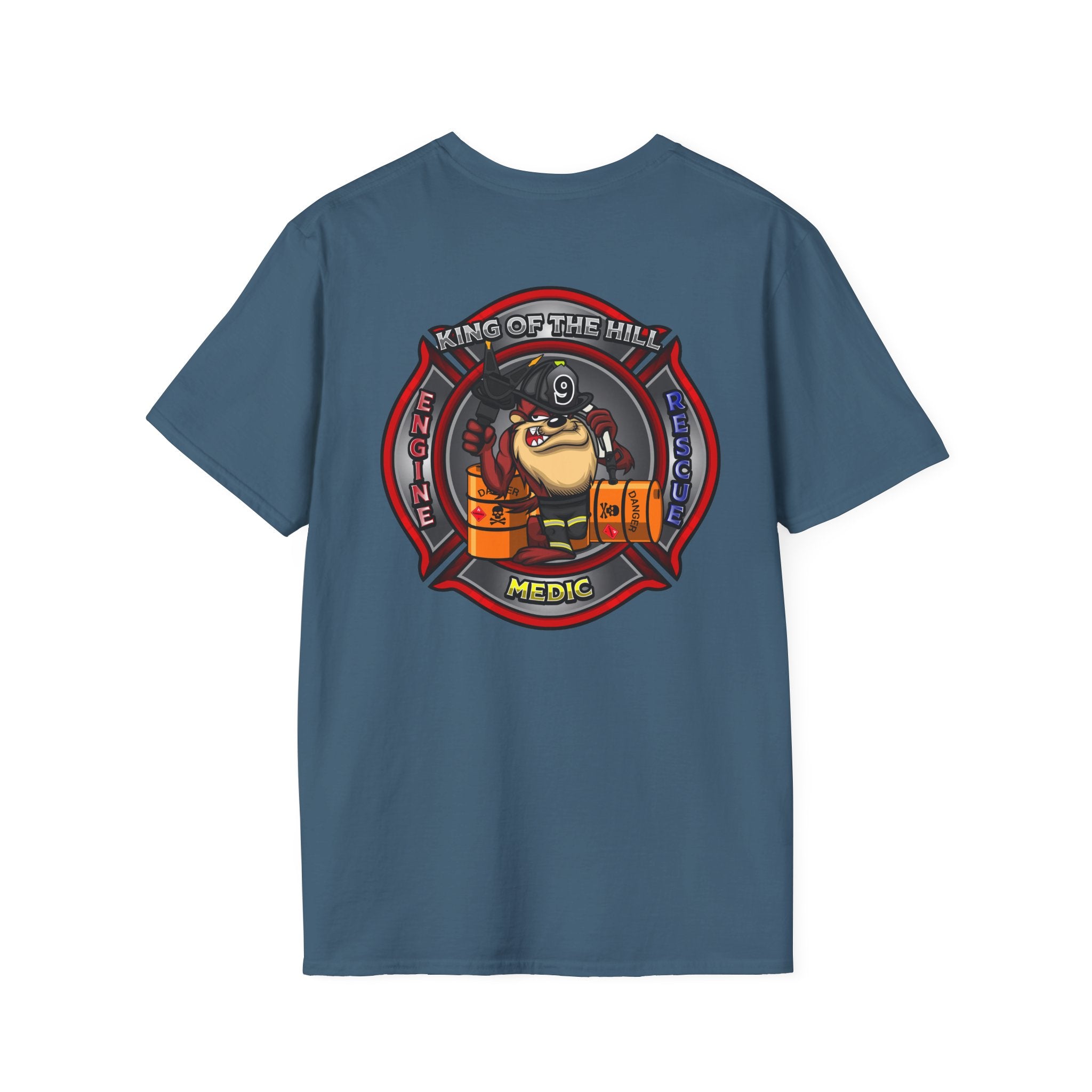 Station 9 Taz Front / Taz back - Gildan Soft Cotton Softstyle T-Shirt