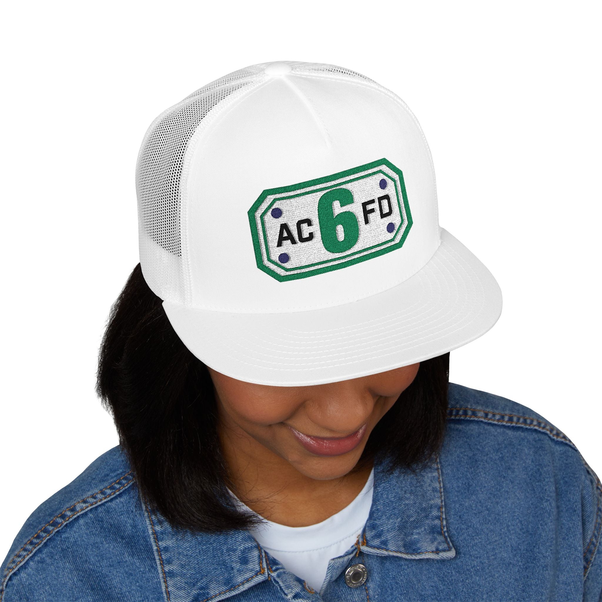 Arlington Truck 6 (requested different style hat) - 5 Panel Trucker Cap (Embroidery)