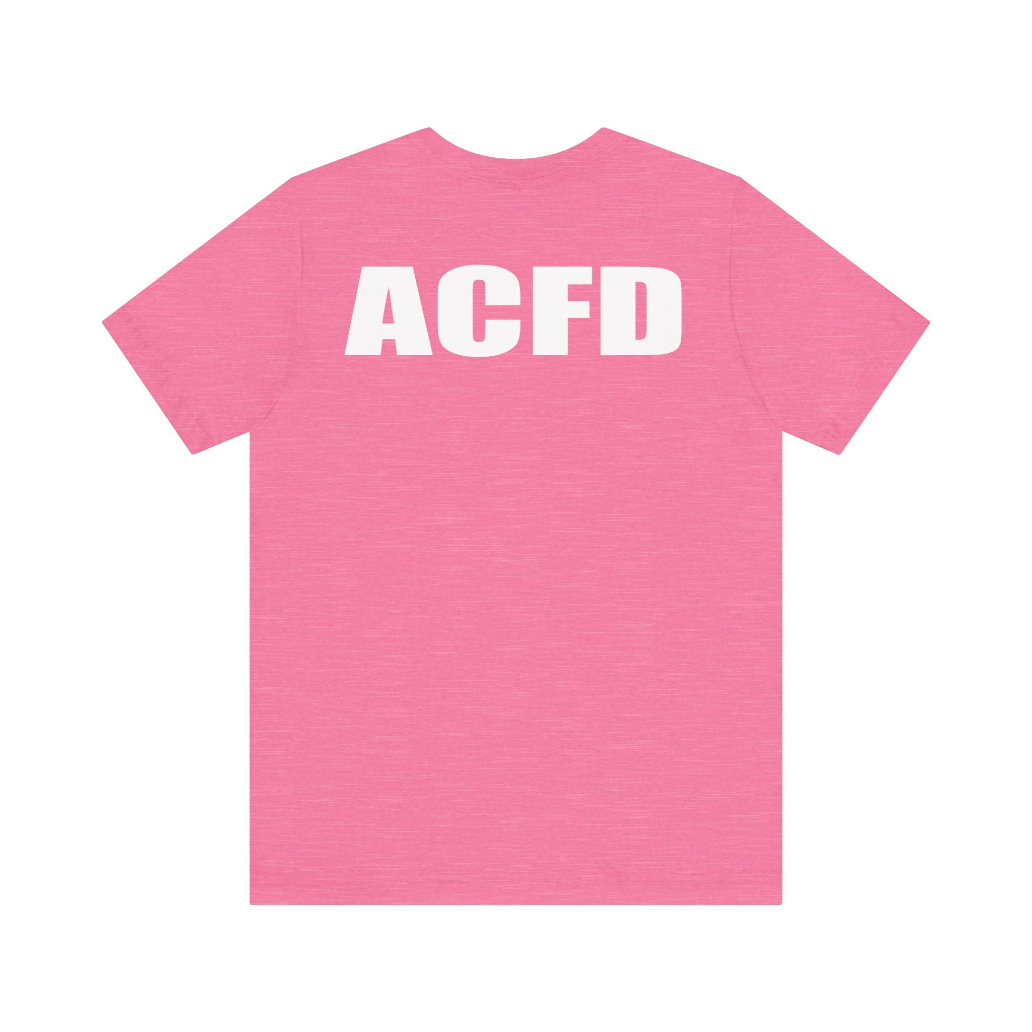 Station 3 Rhino Logo Firefighter Back - Bella+Canvas Soft Unisex Tee-