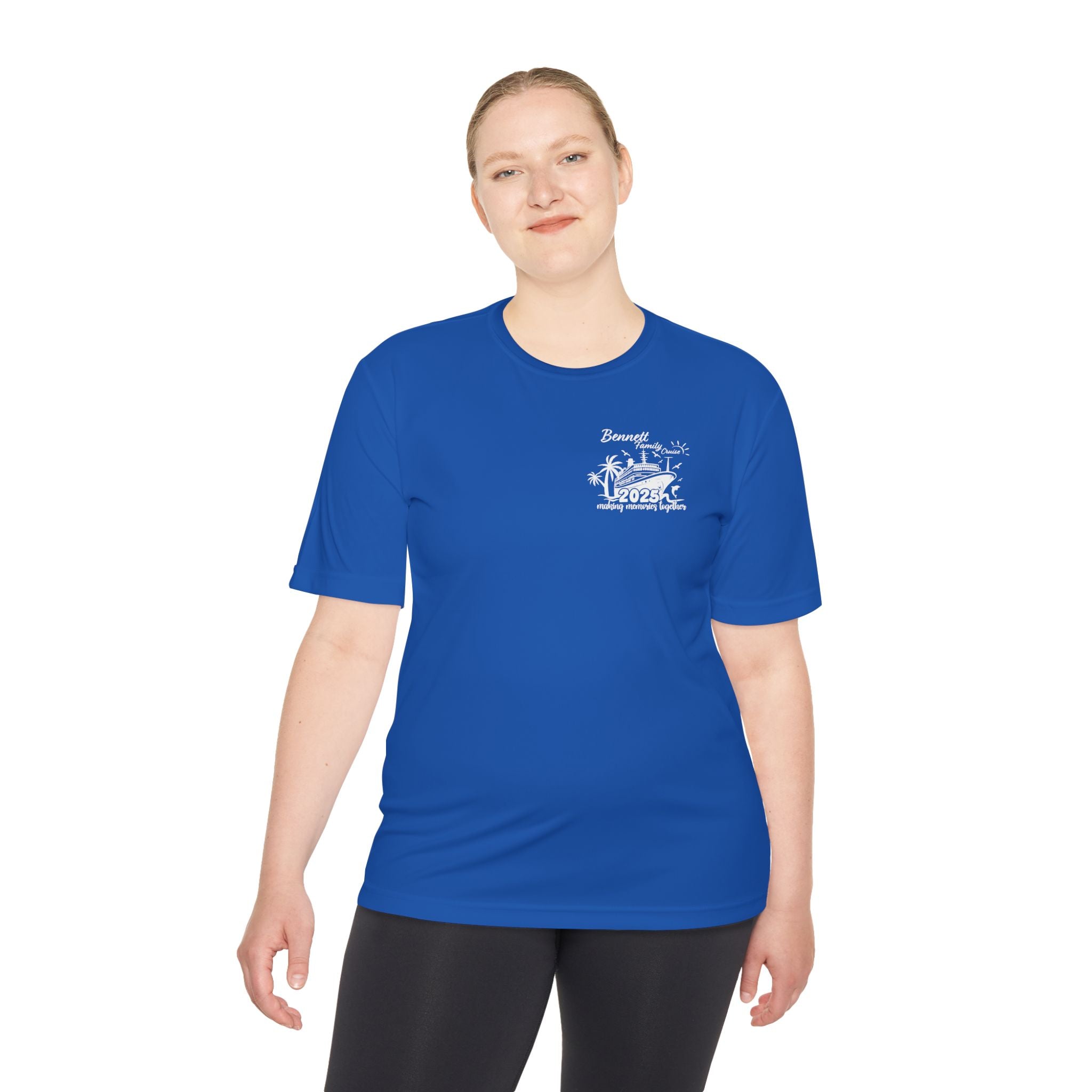 Bennet Family Cruise White Text- Unisex Moisture Wicking Tee
