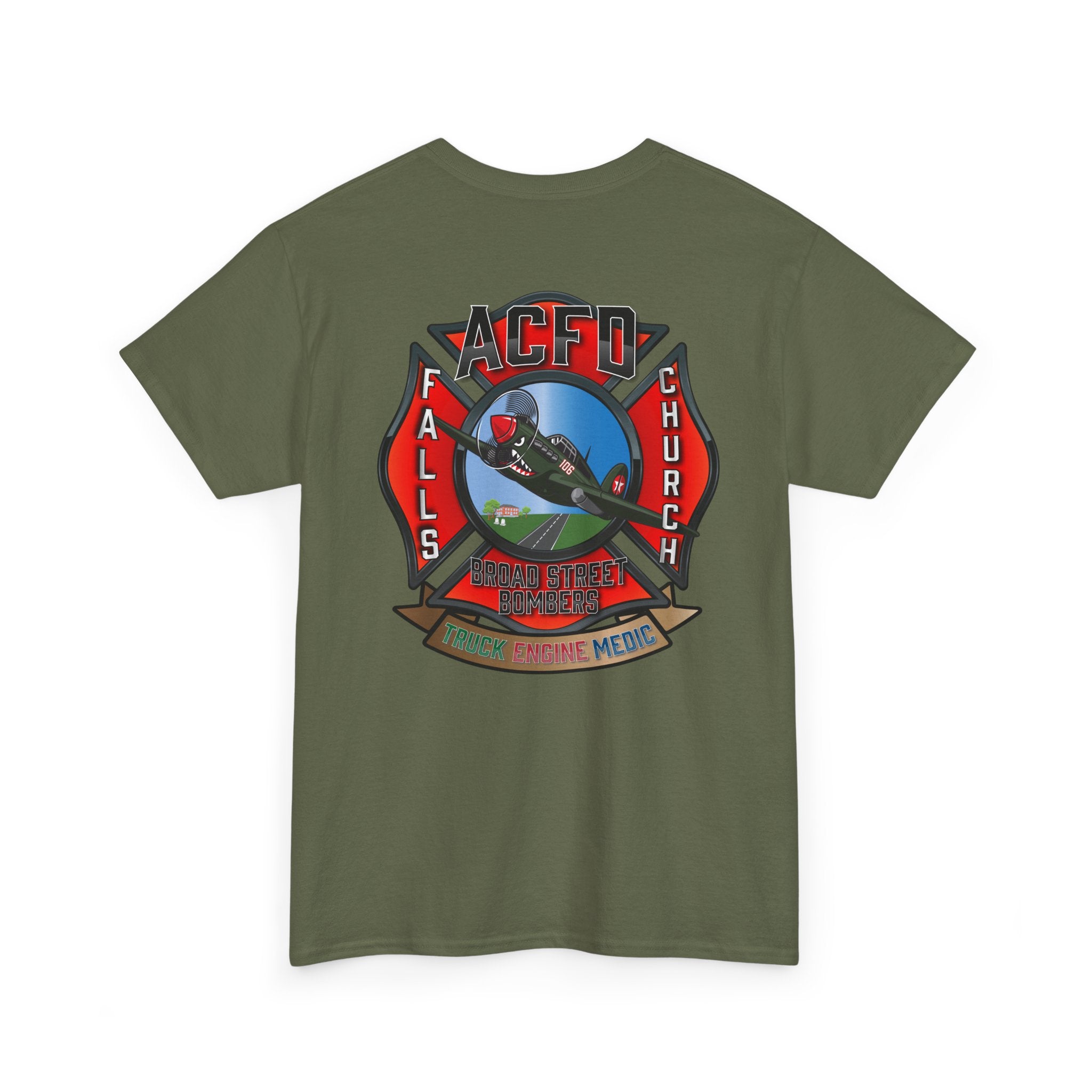 Heavy Cotton Unisex Tee - Station 6 Broadstreet Bombers