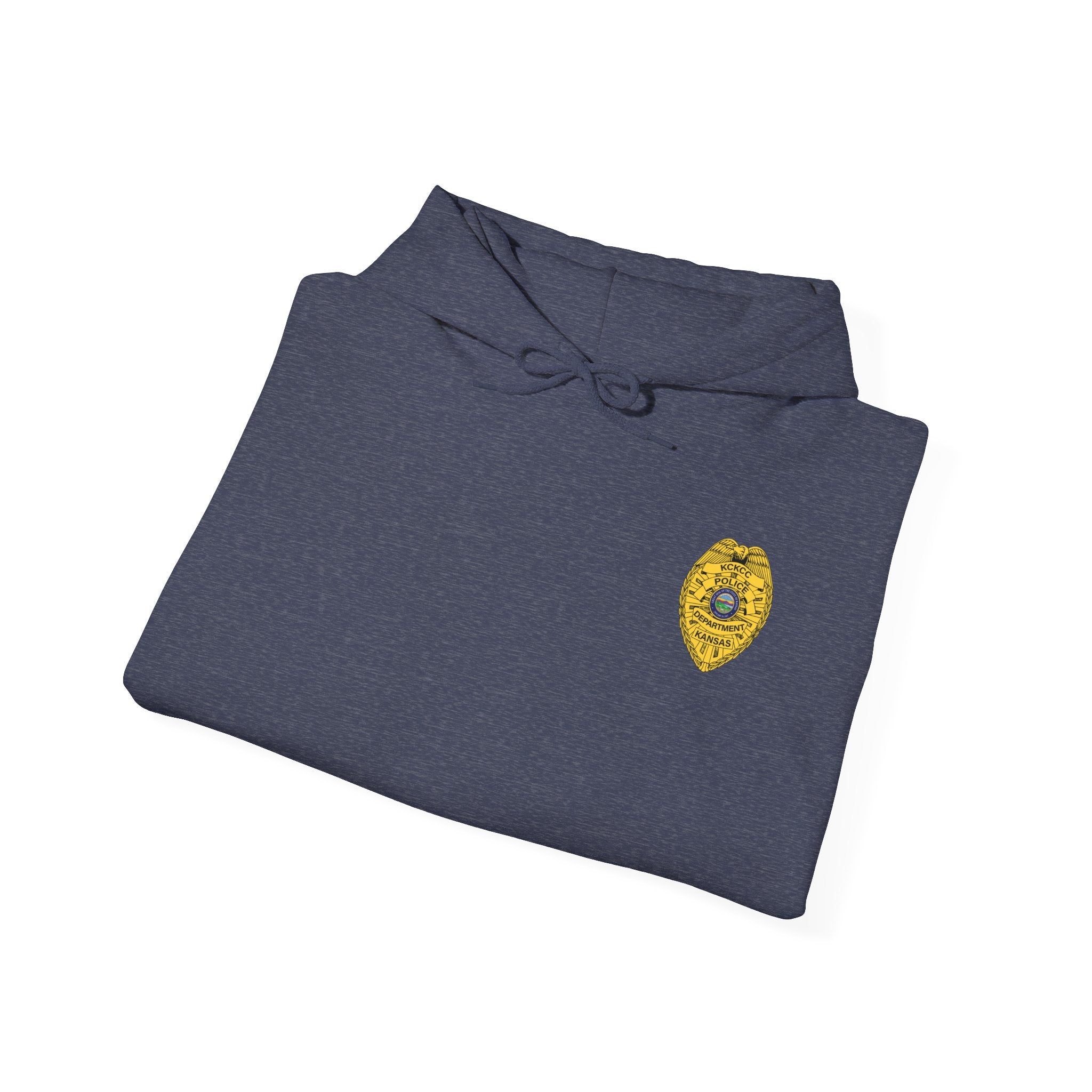 Kansas City College Police Department Badge - Unisex Heavy Blend™ Hooded Sweatshirt