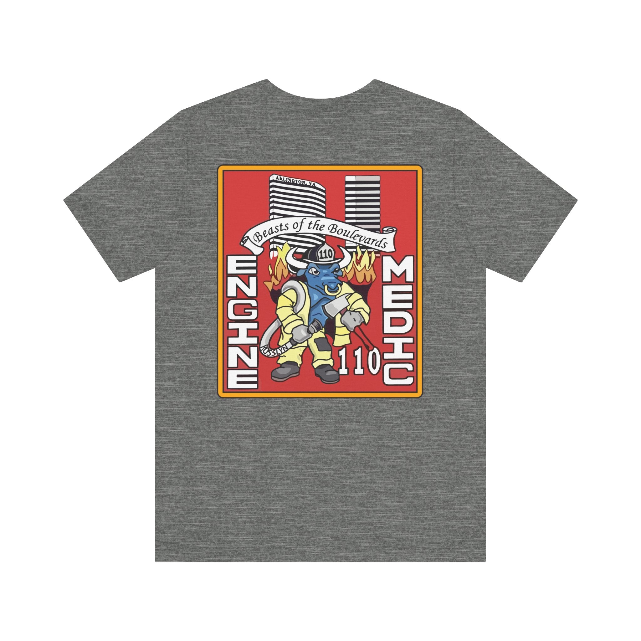 Station 10 Beast Front and Back - Bella+Canvas Soft Unisex Tee
