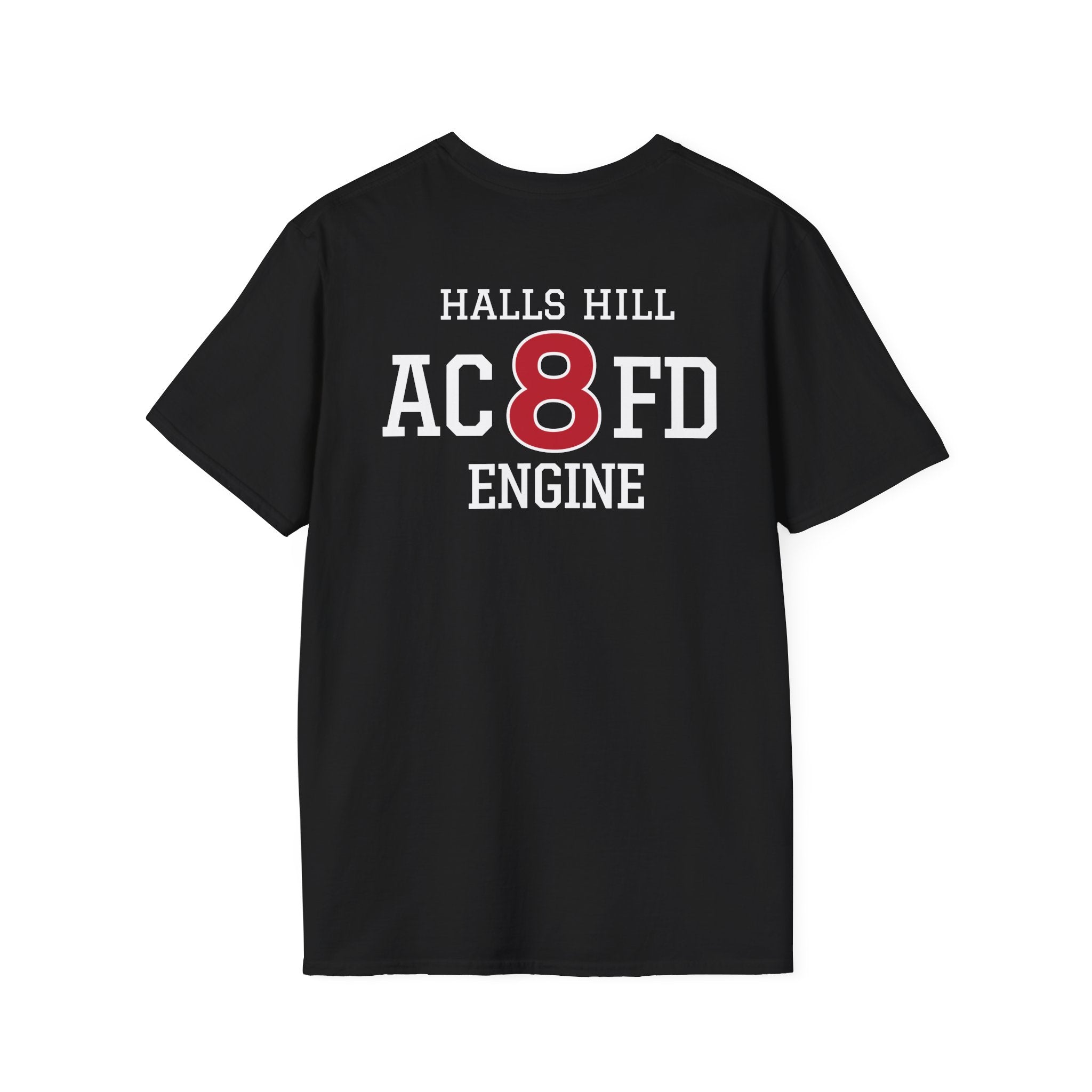 Engine 8 Halls Hill - Gildan Soft Cotton Softstyle T-Shirt