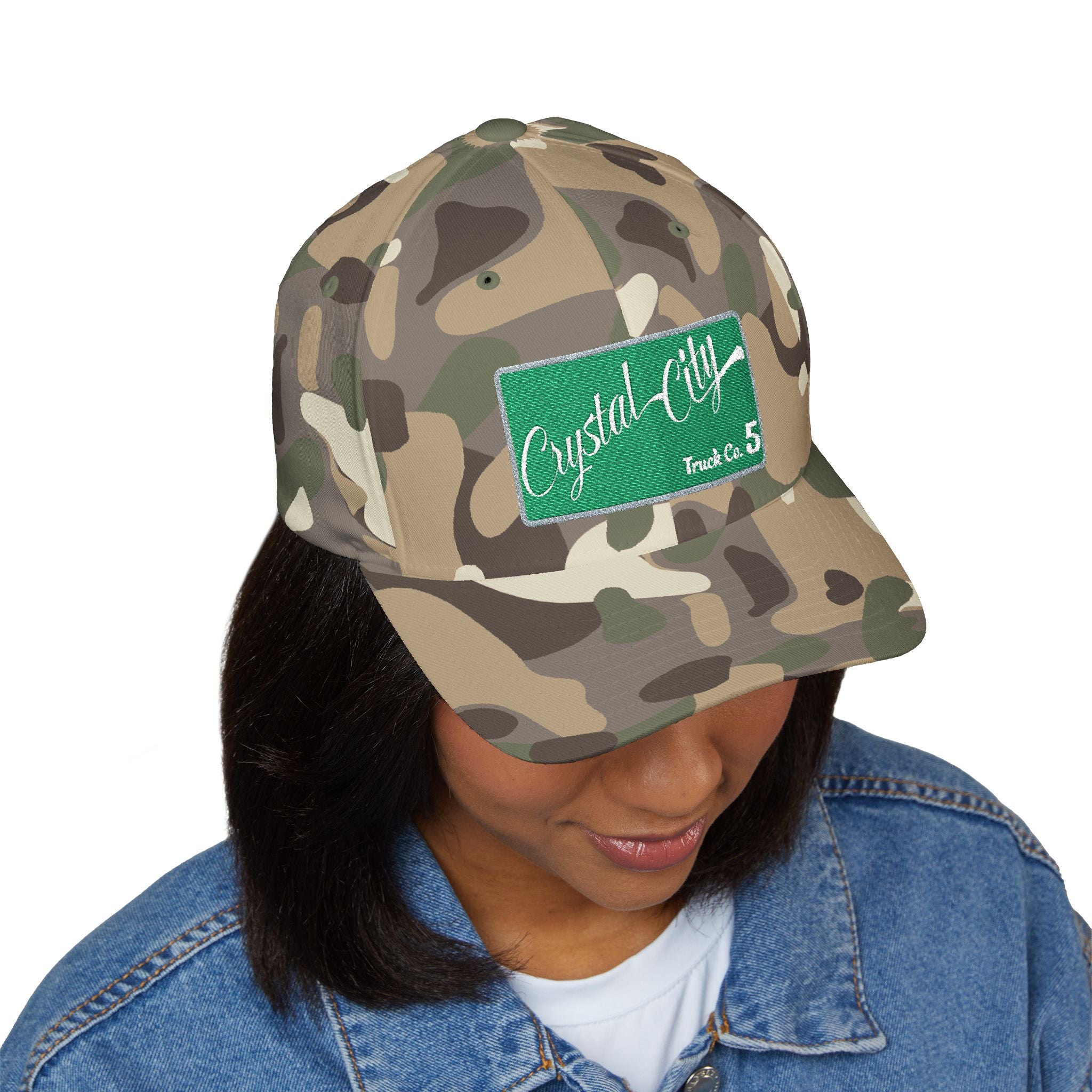 Arlington Crystal City Truck 5 - FLEXFIT Closed-Back Structured Cap (Embroidery)