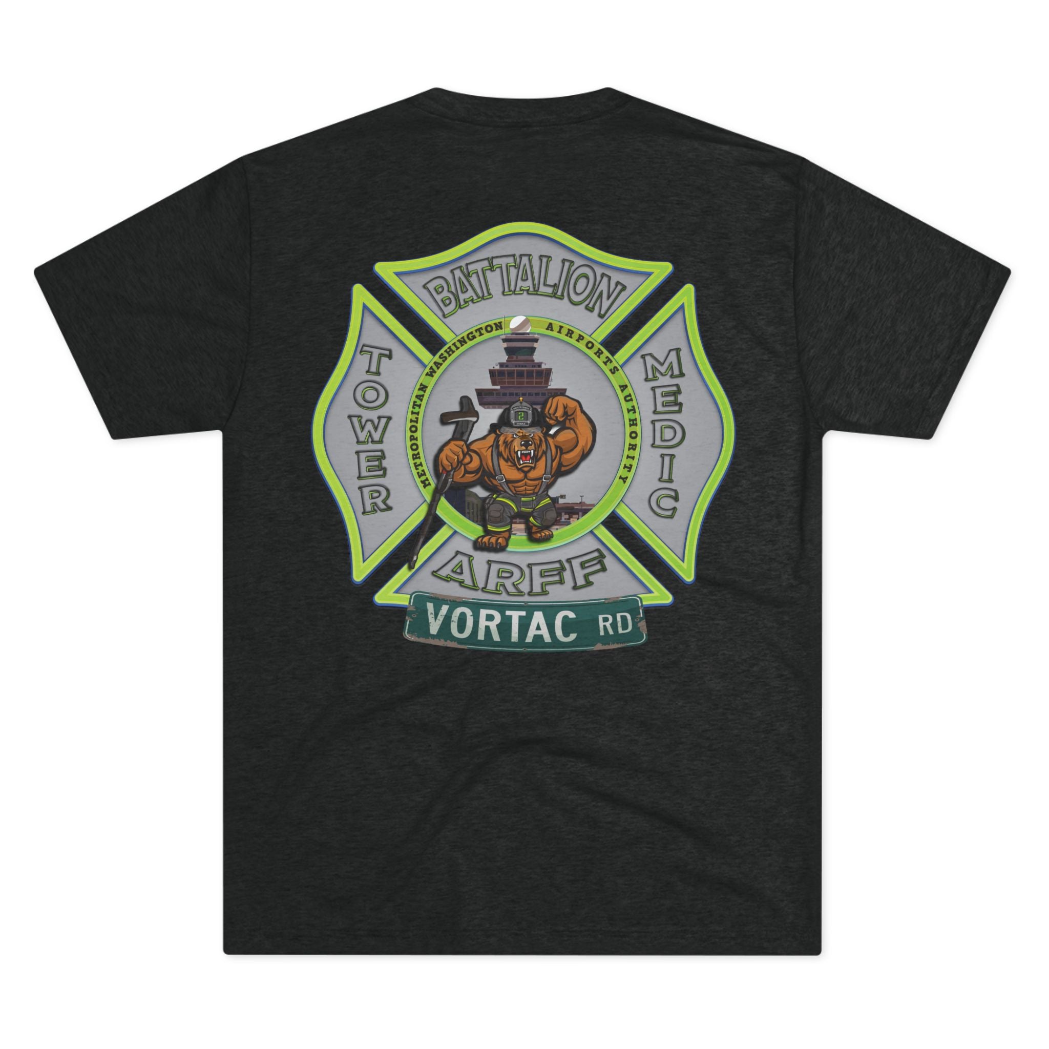 MWAA 302 Real Dulles South - NextLevel Tri-Blend Crew Tee unisex