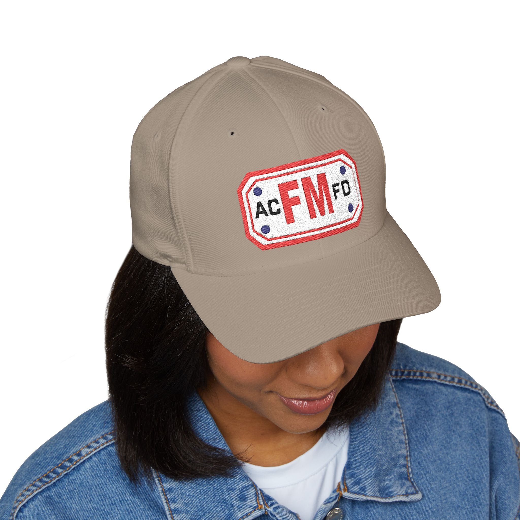 Arlington Fire Marshal Red - FLEXFIT Closed-Back Structured Cap (Embroidery)